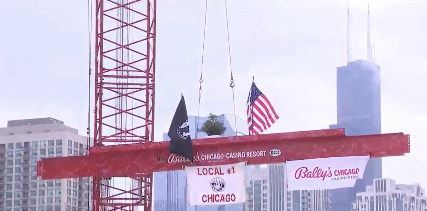 FOX 32: Bally’s Chicago Casino Topping Out
