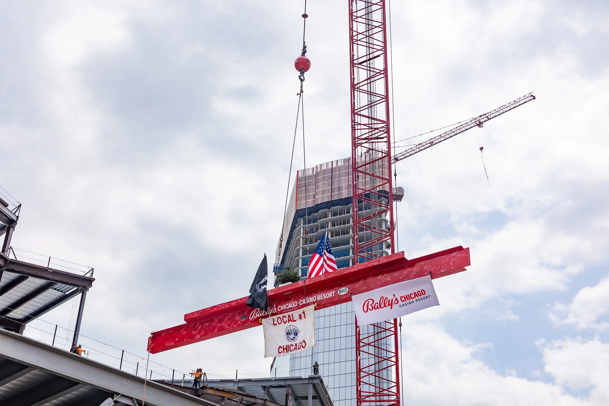 Bally’s Chicago Casino Reaches Topping Out Milestone
