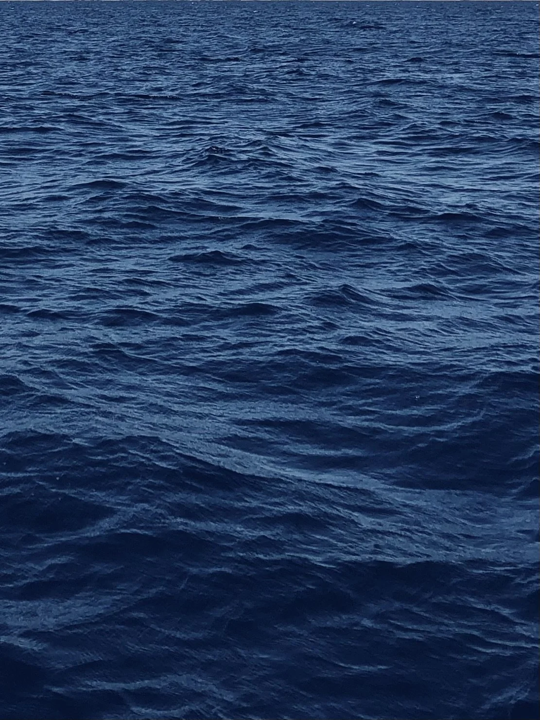 image of the dark blue aegean ocean