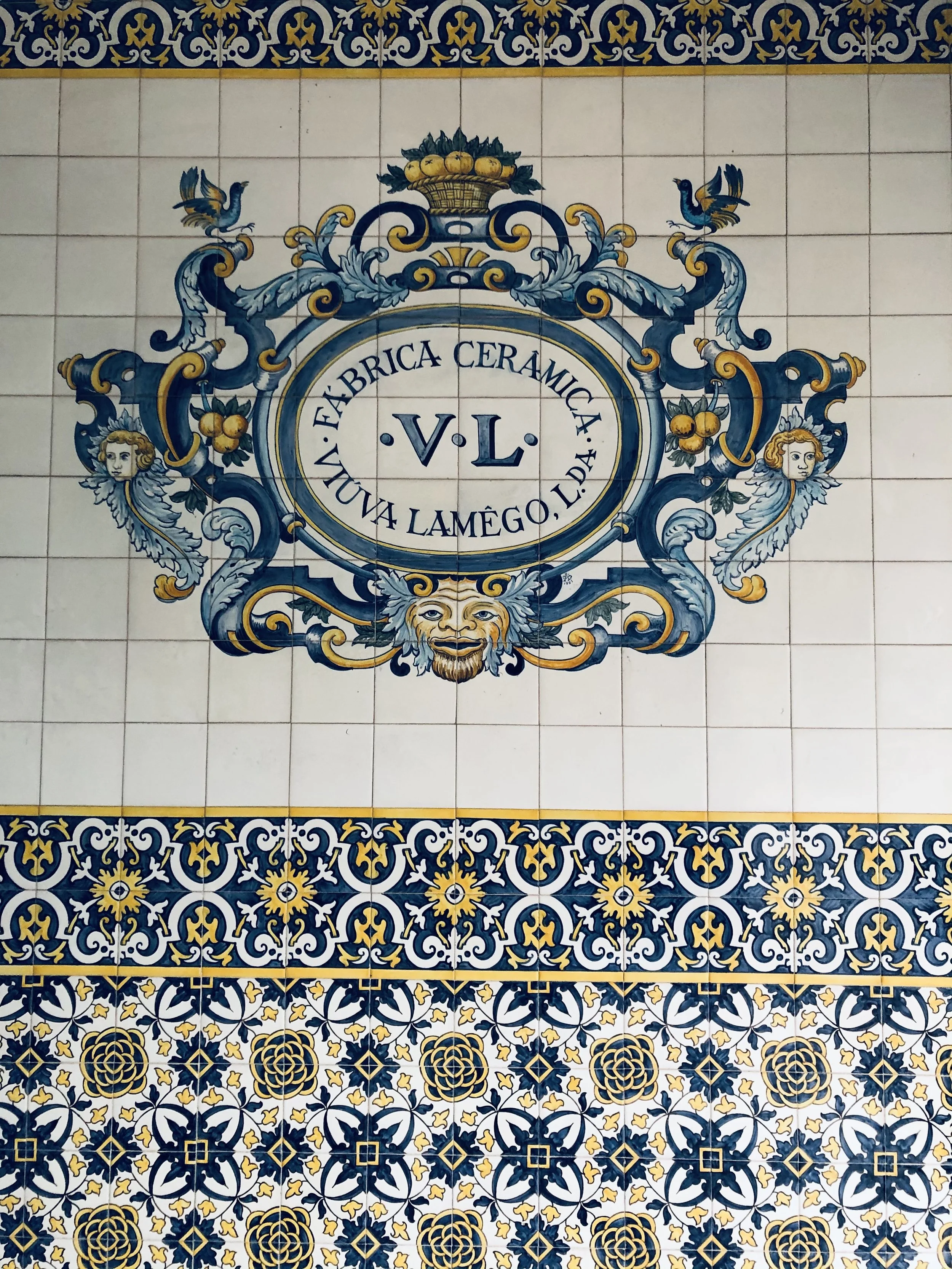 tile factory viuva lamego in sintra, portugal