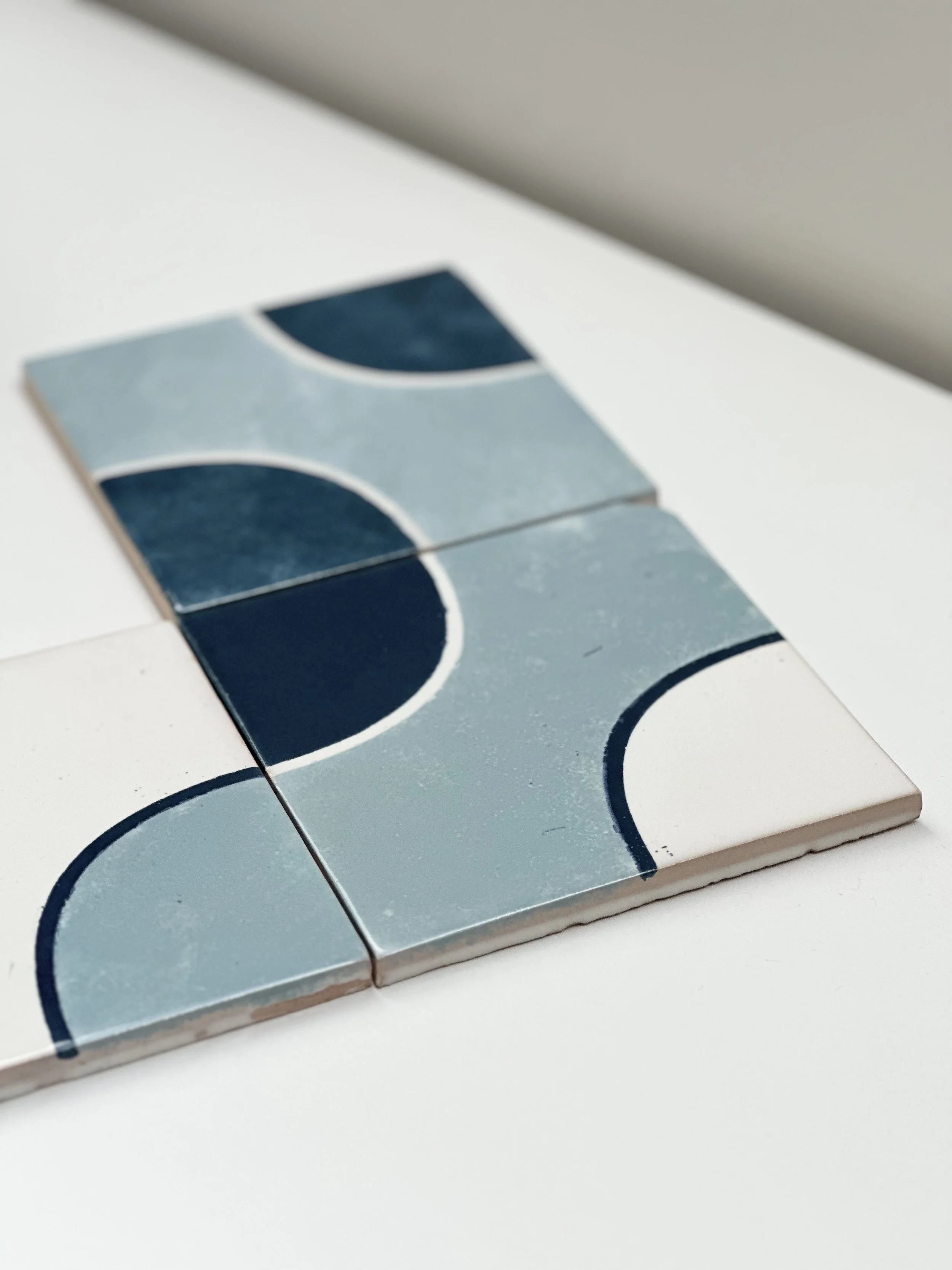 image of blue and white ceramic tiles
