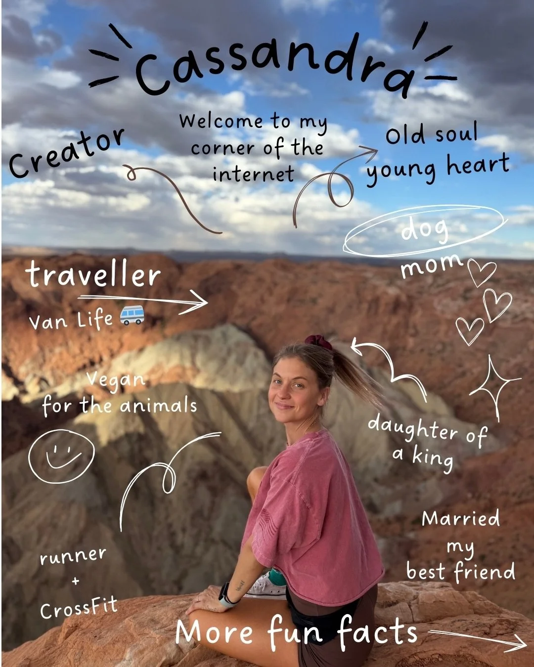 ✨ So many new faces here &mdash; hi!! 👋🏼✨ Facts about me to kick off 2026:

&bull; Big Jesus fan 🤍 He&rsquo;s my peace, strength &amp; compass.

&bull; Baptized with my best friend + husband, Steve. One of the most sacred days of my life.

&bull; 