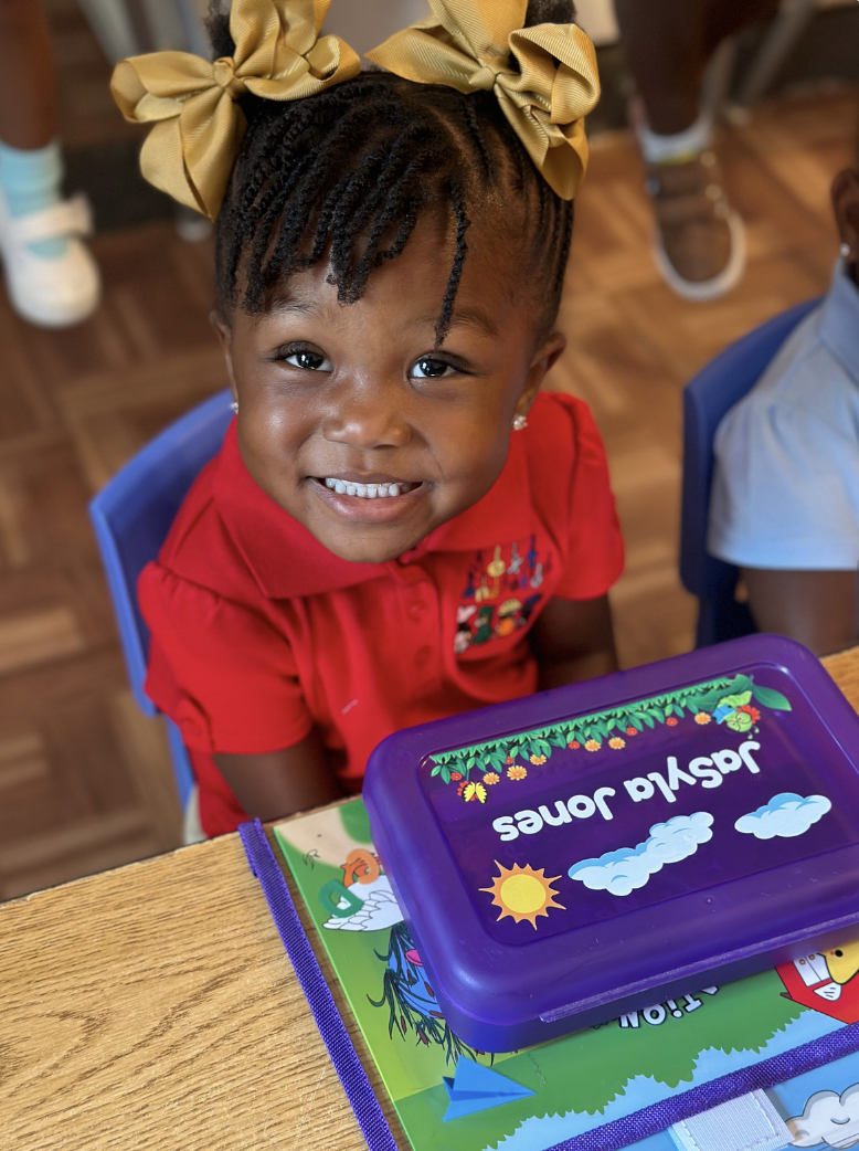 Student smiling