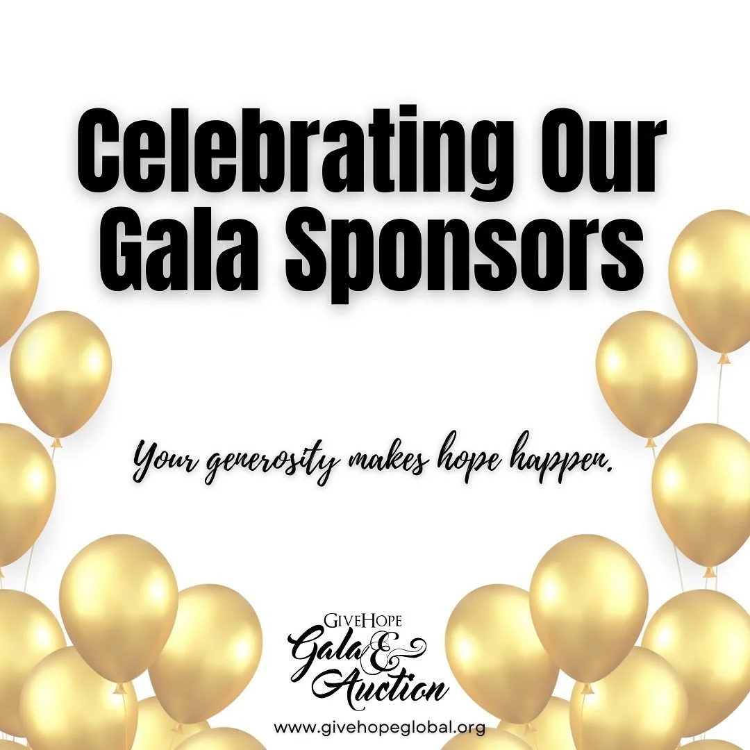 We are deeply grateful for the generous partners standing with us as we prepare for the 12th Annual Give Hope Gala &amp; Auction 💛✨

Your sponsorship fuels education, medical care, and lasting hope for students and families in Haiti &amp; Ghana. Bec