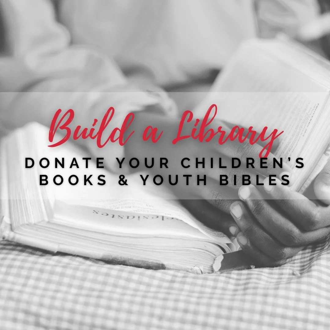 As you clean out shelves and make room for new stories this season, consider passing hope along. 🎁

We are collecting gently used children&rsquo;s books and youth Bibles to help build libraries in Ghana &mdash; placing books directly into the hands 