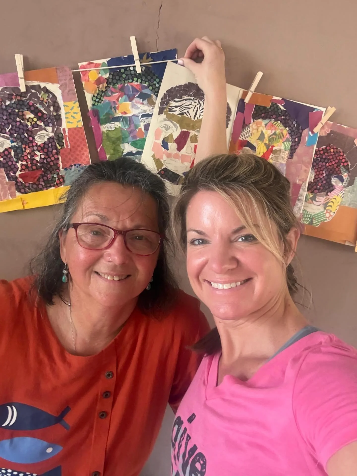 Much love has been wrapped in this week ❤️🇬🇭

Today our team wrapped up art classes, finishing with collages of Dr. Kwame Nkrumah, the first president of the Republic of Ghana just in time for March 6- Independence Day!  First table built (library 