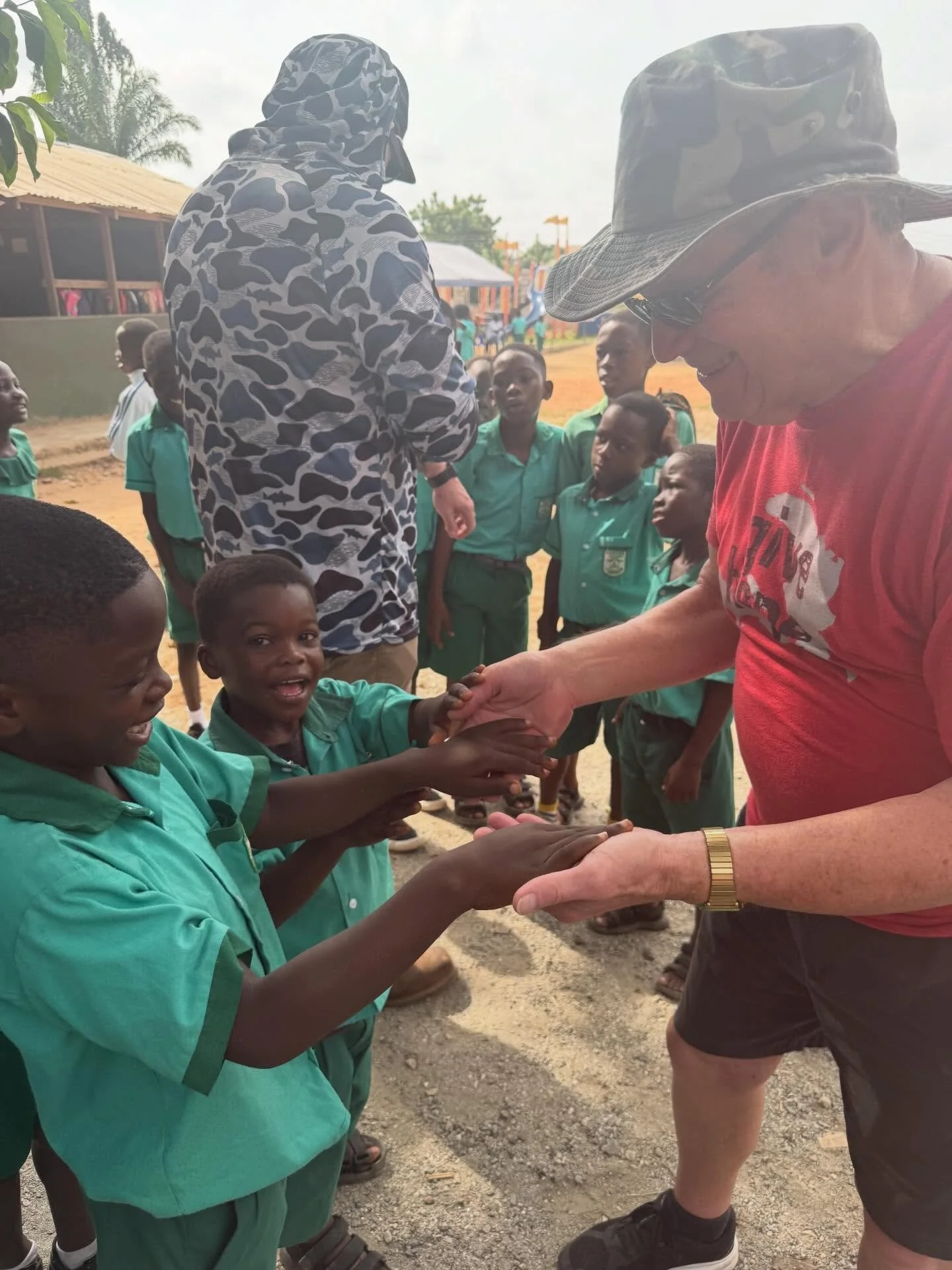 So many highlights from today!  Can&rsquo;t pick just one 🙌

Team ultimate favorite- visiting with Sowers students and staff.

This was an incredible day with a tiny but mighty team- prepping wood to build library shelves, teaching art lessons, an a