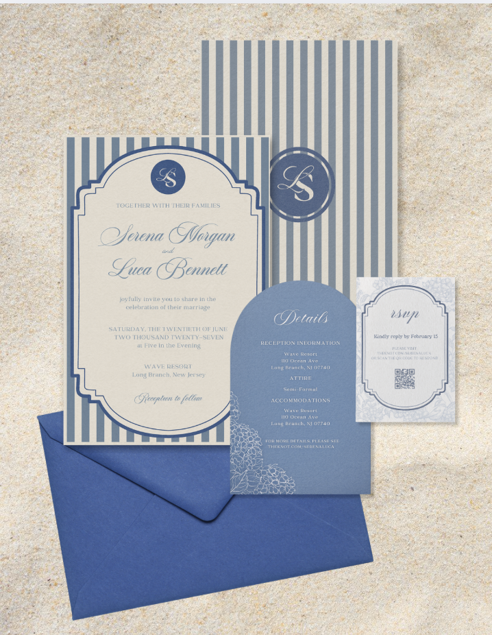 Something Blue Invite Suite