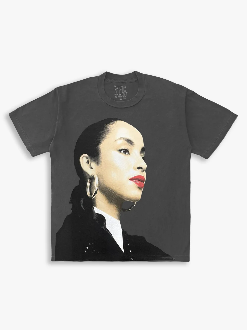 Oversize Sade Print Vintage Washed Tee Shirt — Novo Los Angeles