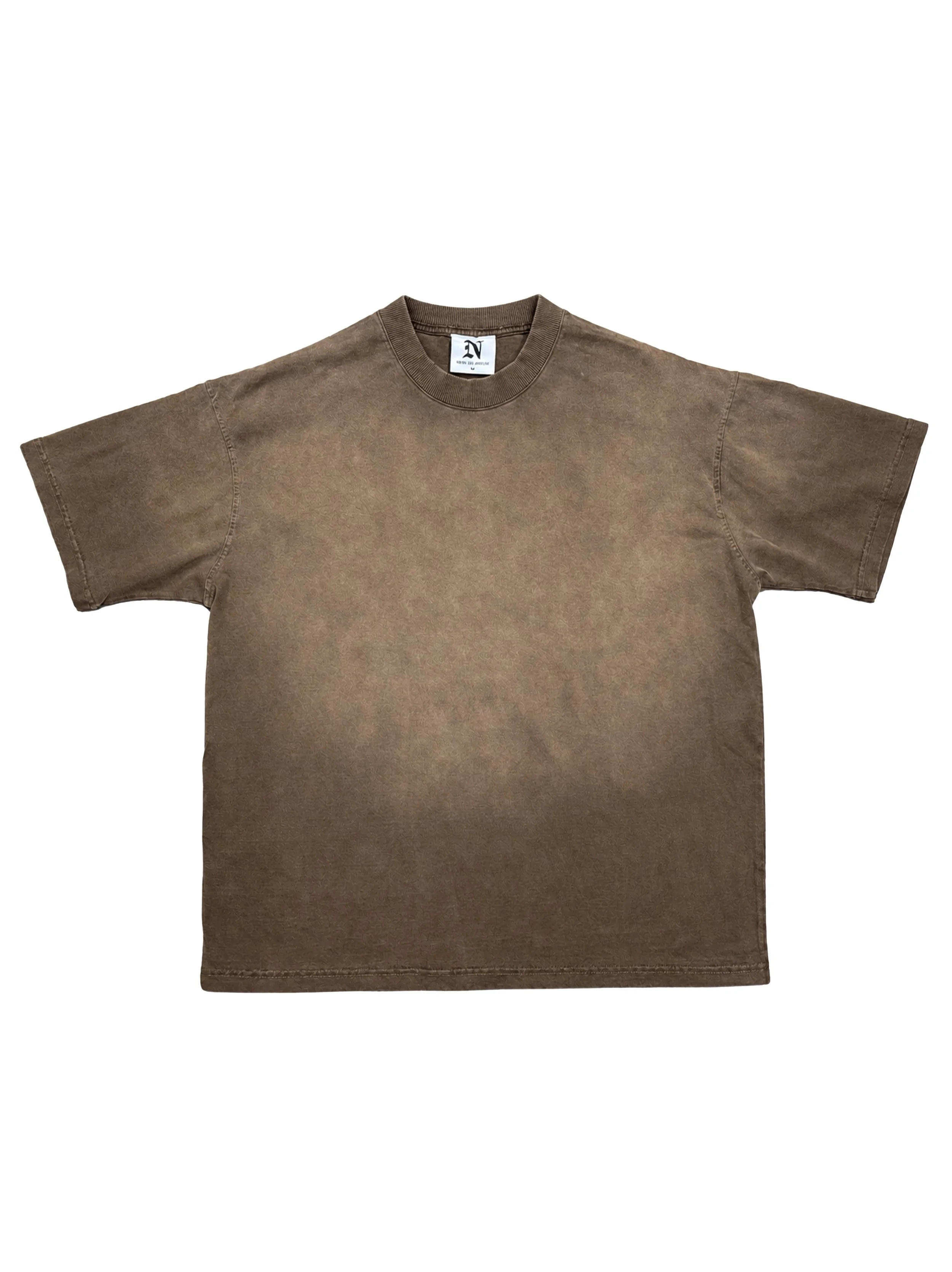 Brown Blank Lux Tee Shirt