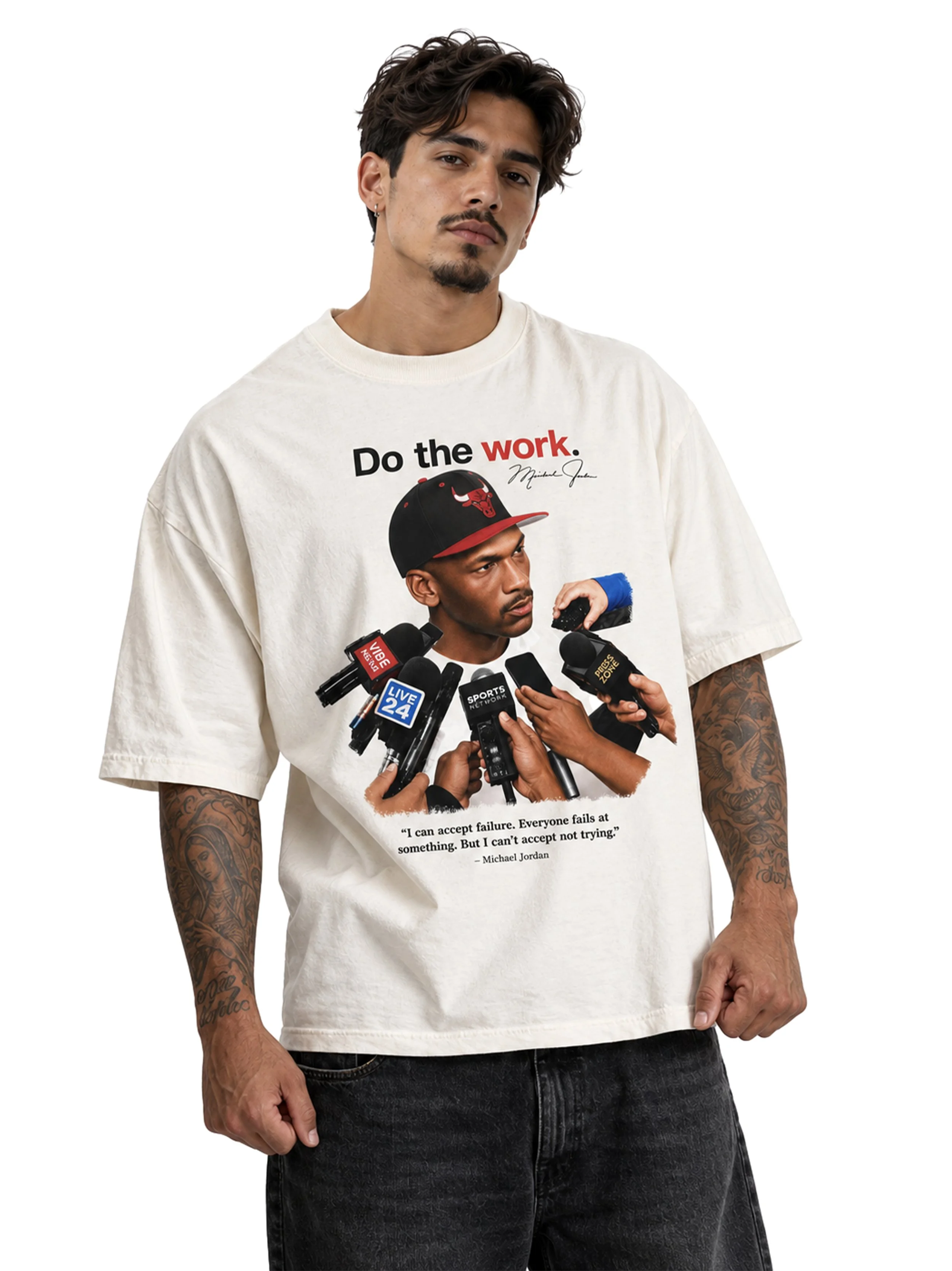 Do The Work Vintage Washed Tee Shirt
