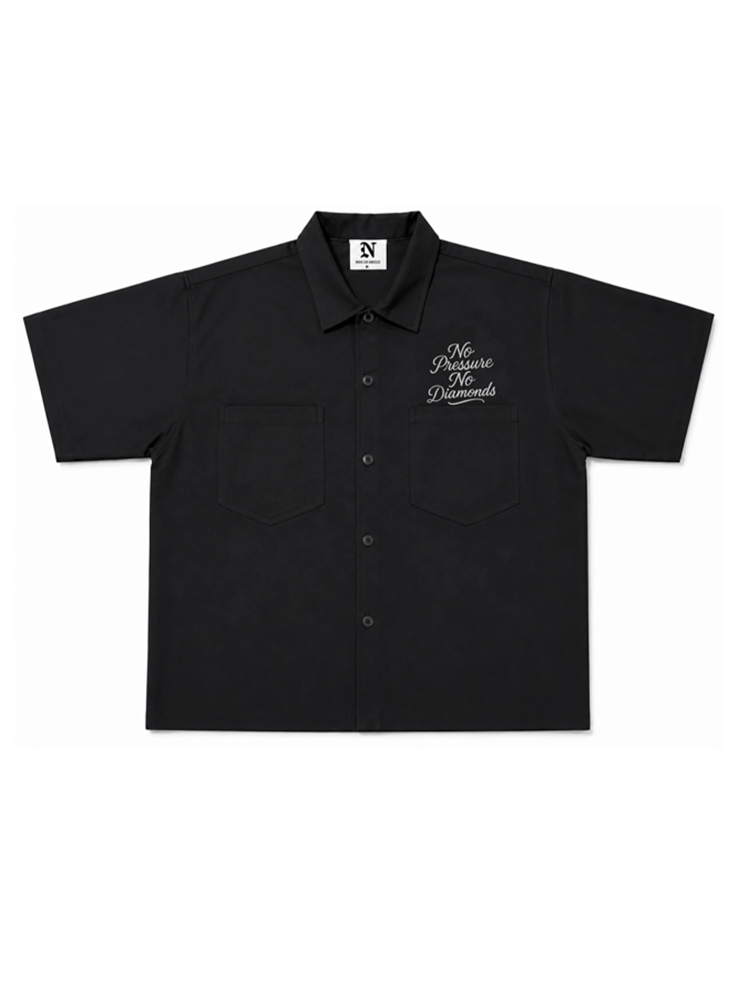 Squarespaces_0005_NO-PRESSURE-NO-DIAMONDS-BLACK-BUTTON-DOWN-FRONT.jpg