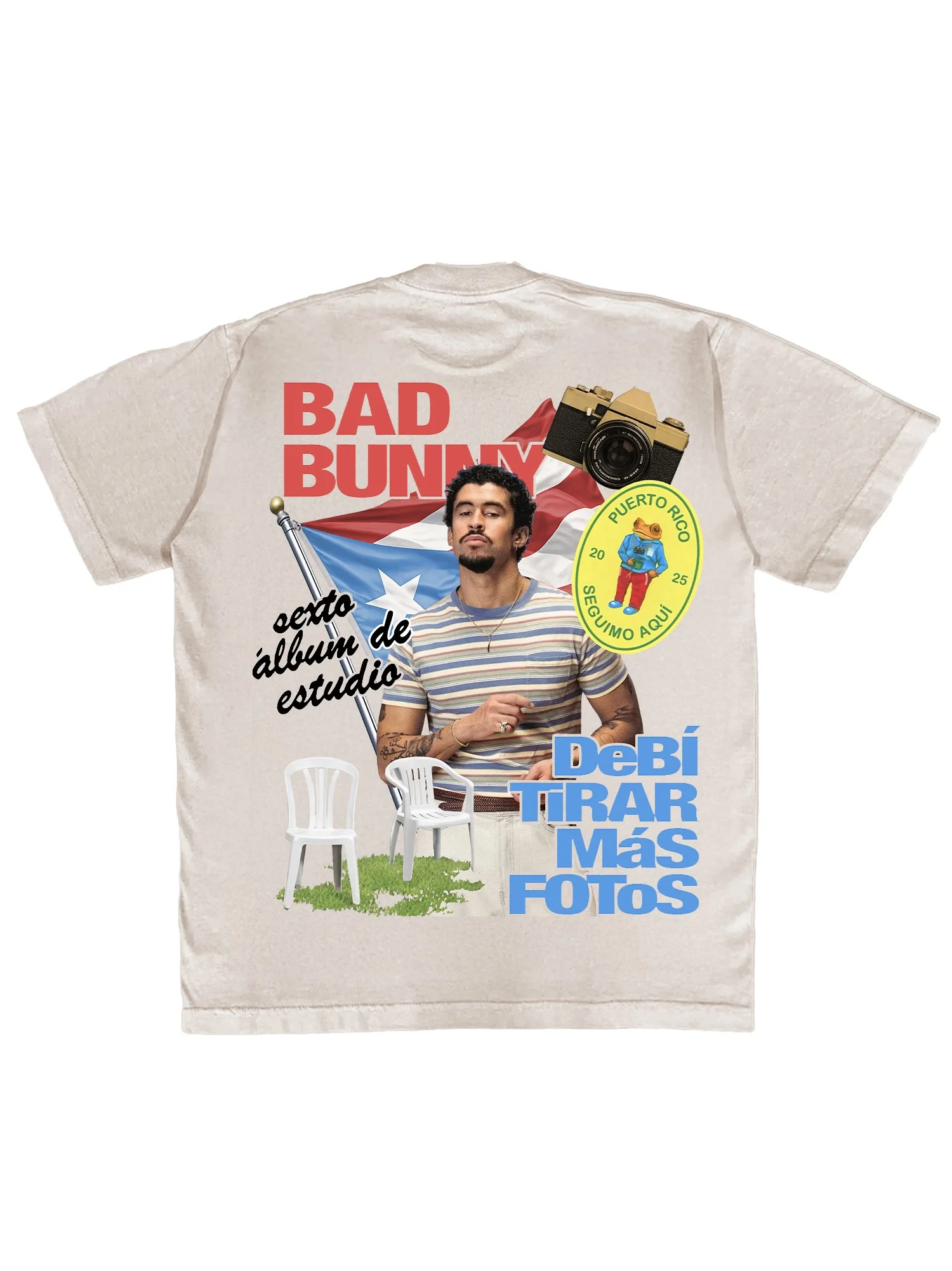 Bad Bunny BTMS Vintage Washed Tee