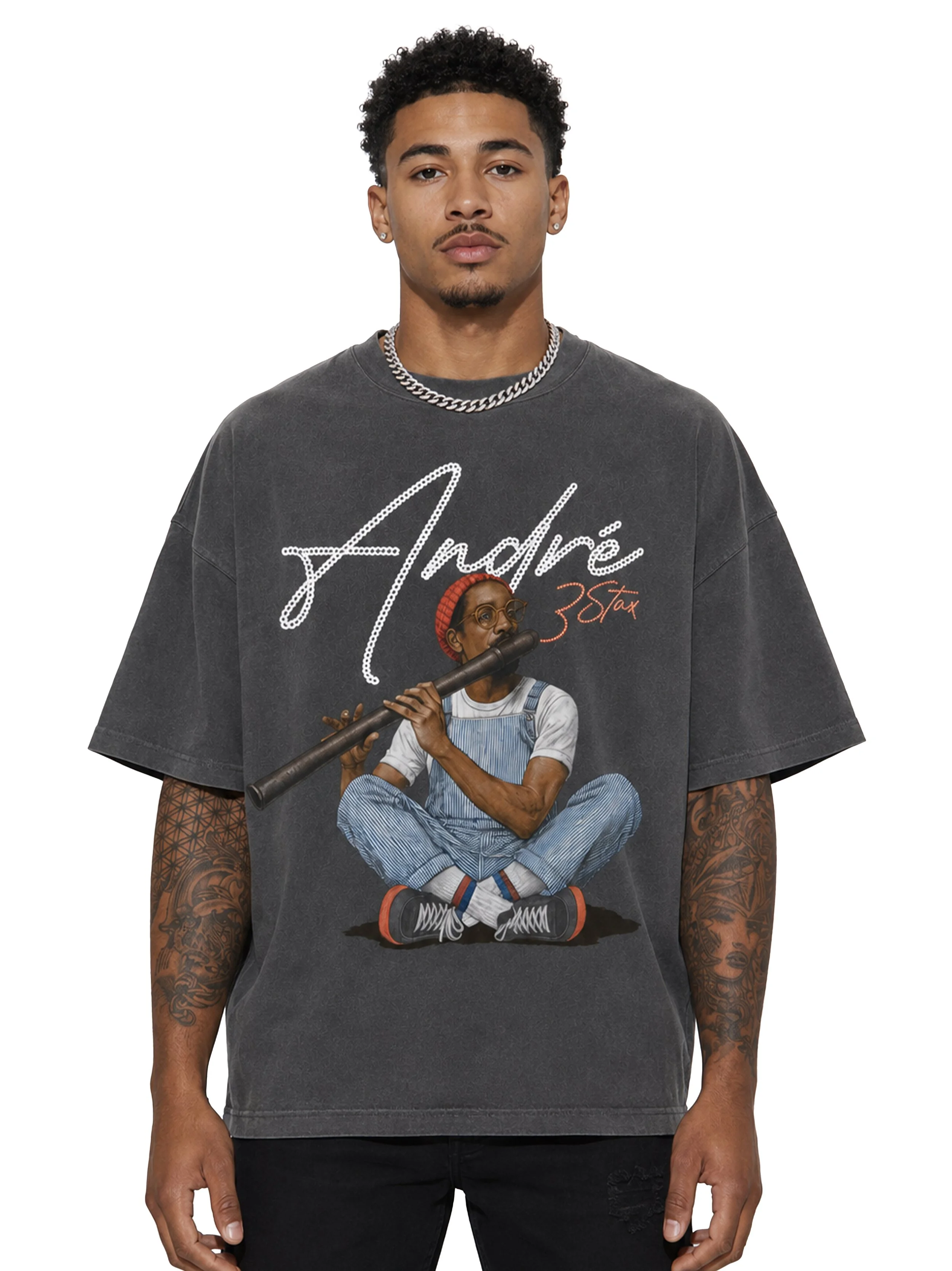 Andre 3K Vintage Washed Tee