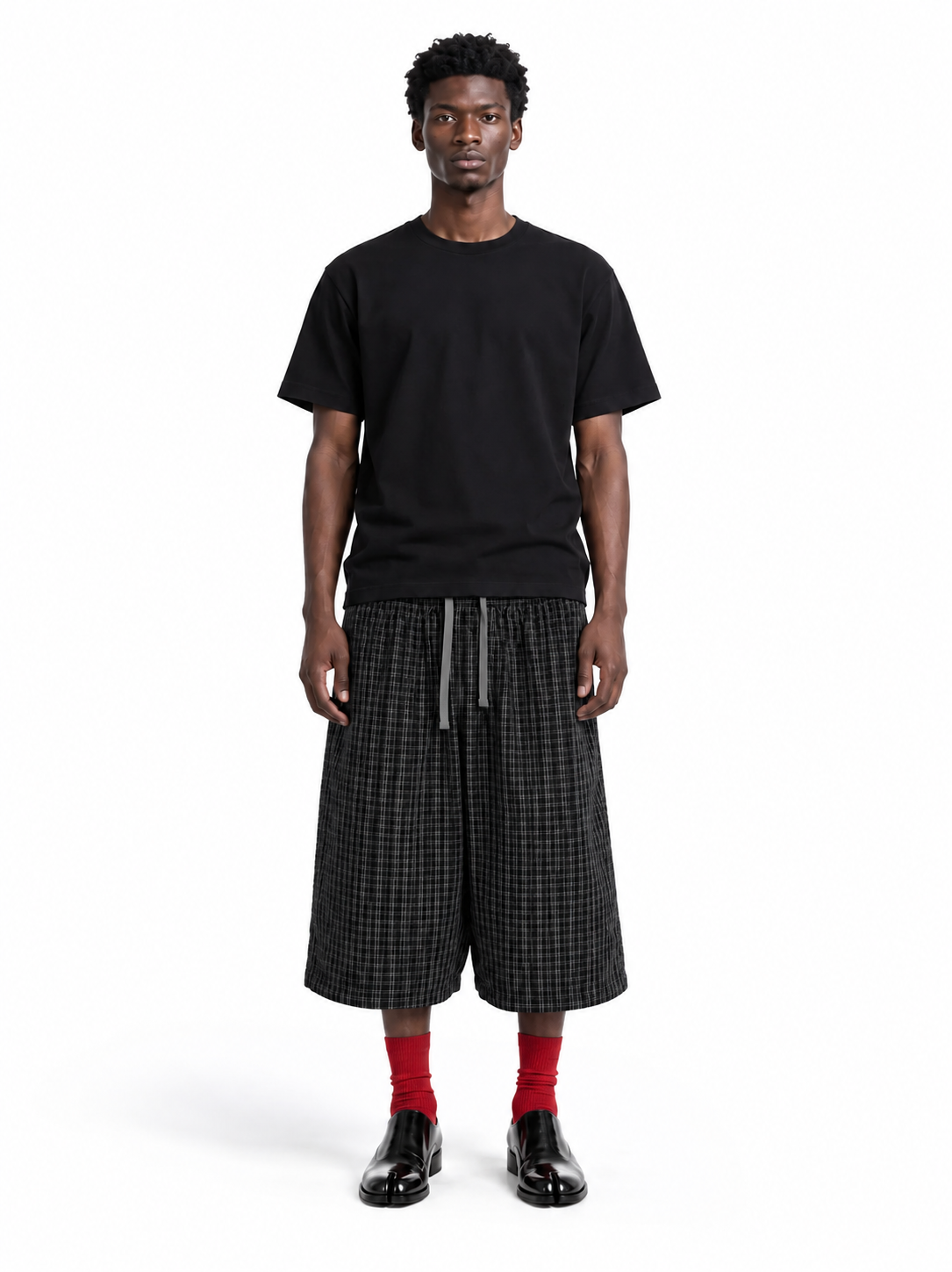 Baggy Plaid Carpenter Shorts