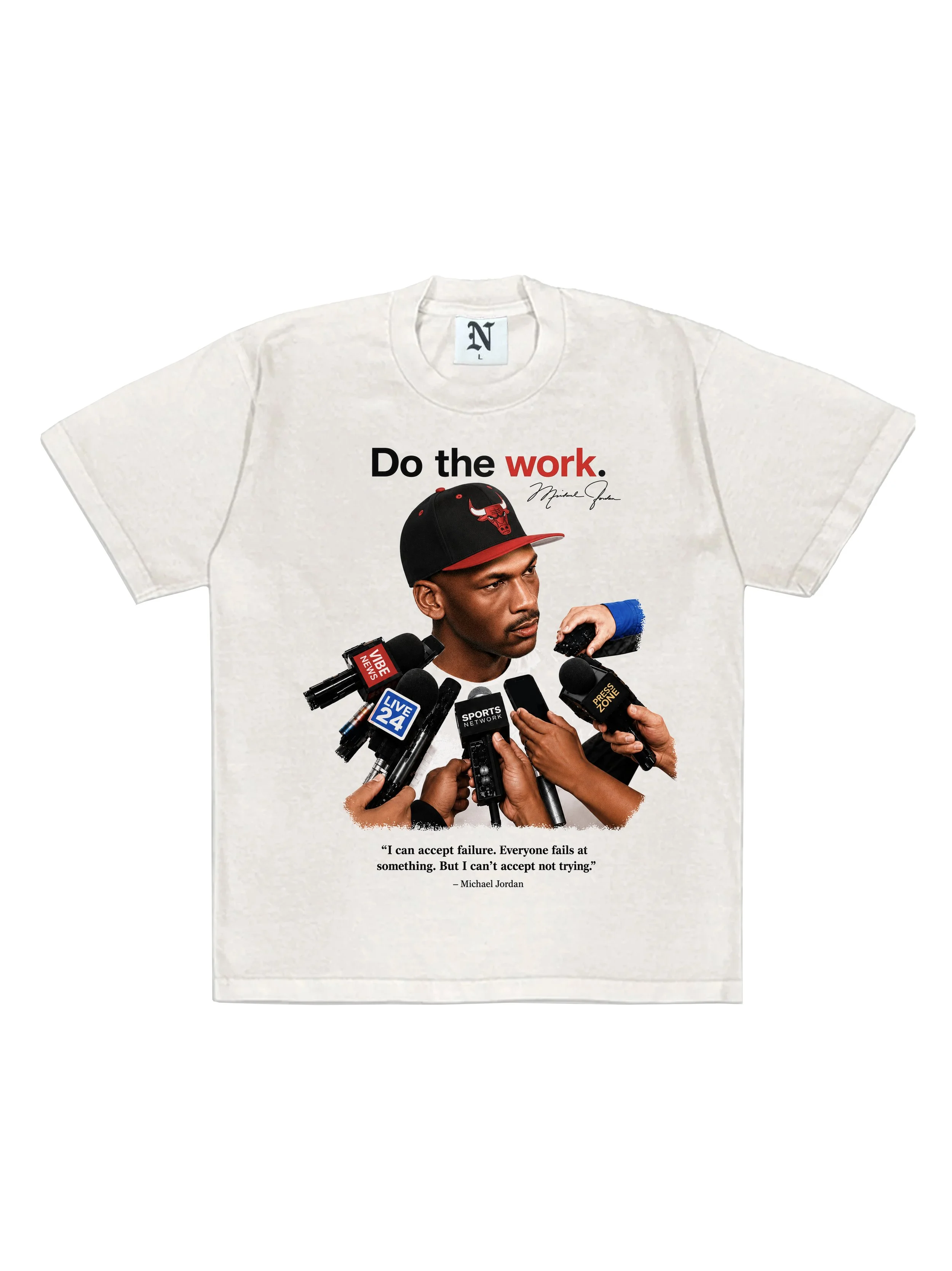 Do The Work Vintage Washed Tee Shirt