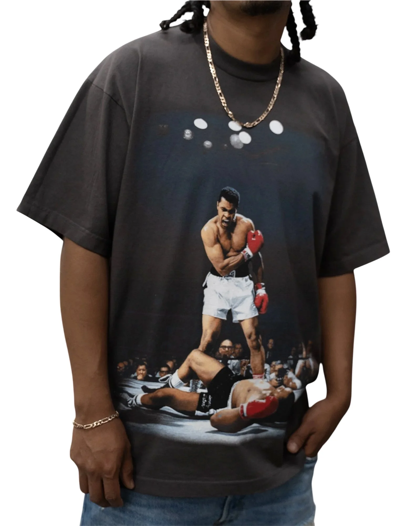 Ali Greatest Vintage Washed Tee Shirt
