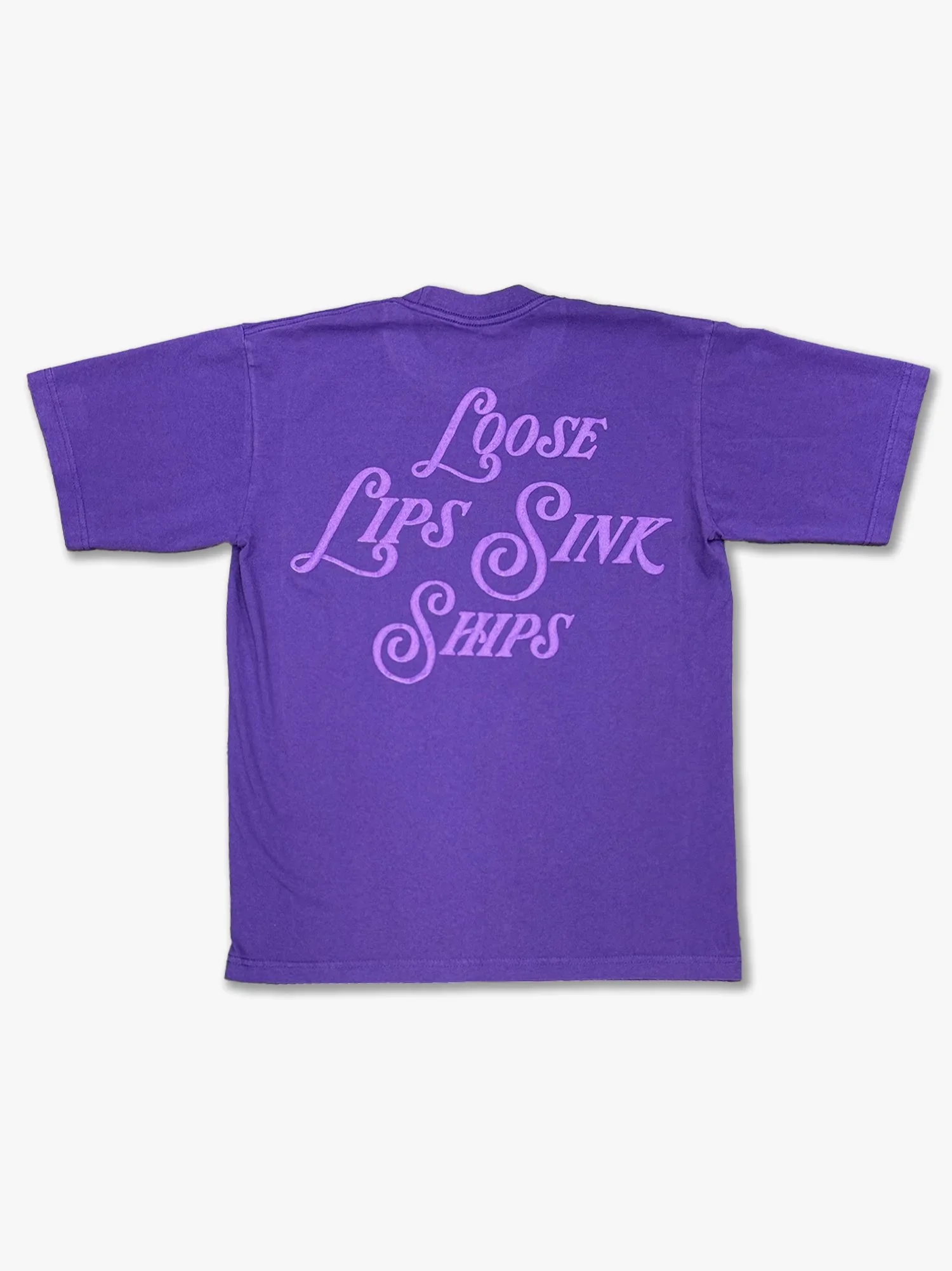 Loose Lips Sink Ships Vintage Washed Tee