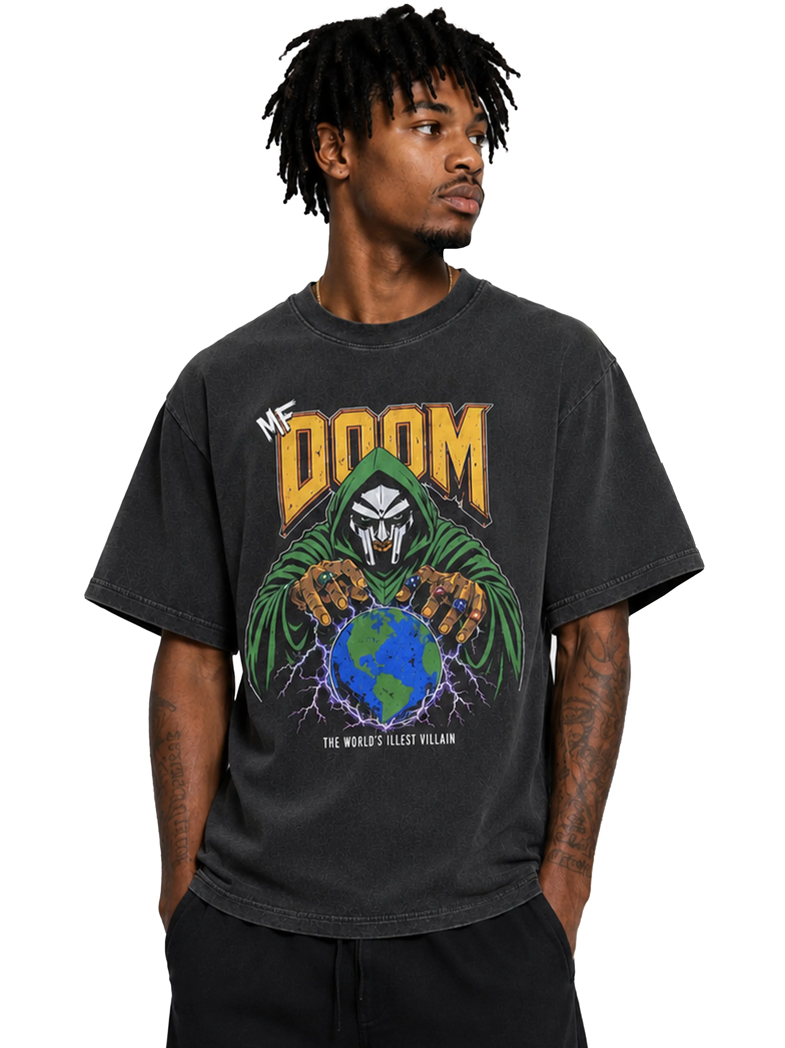 DOOM World's Illest Vintage Washed Tee Shirt