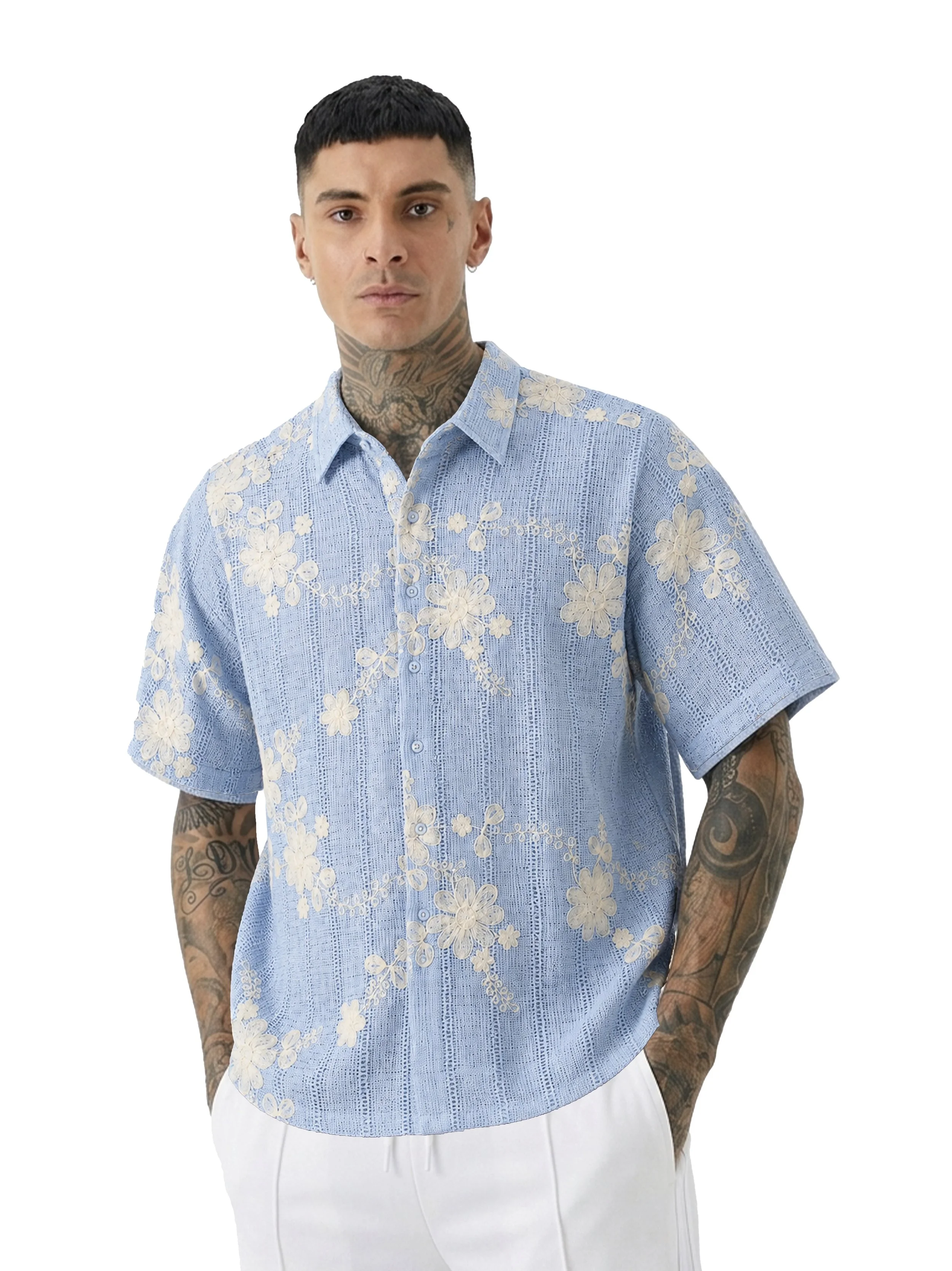 Sky Bloom Resort Shirt
