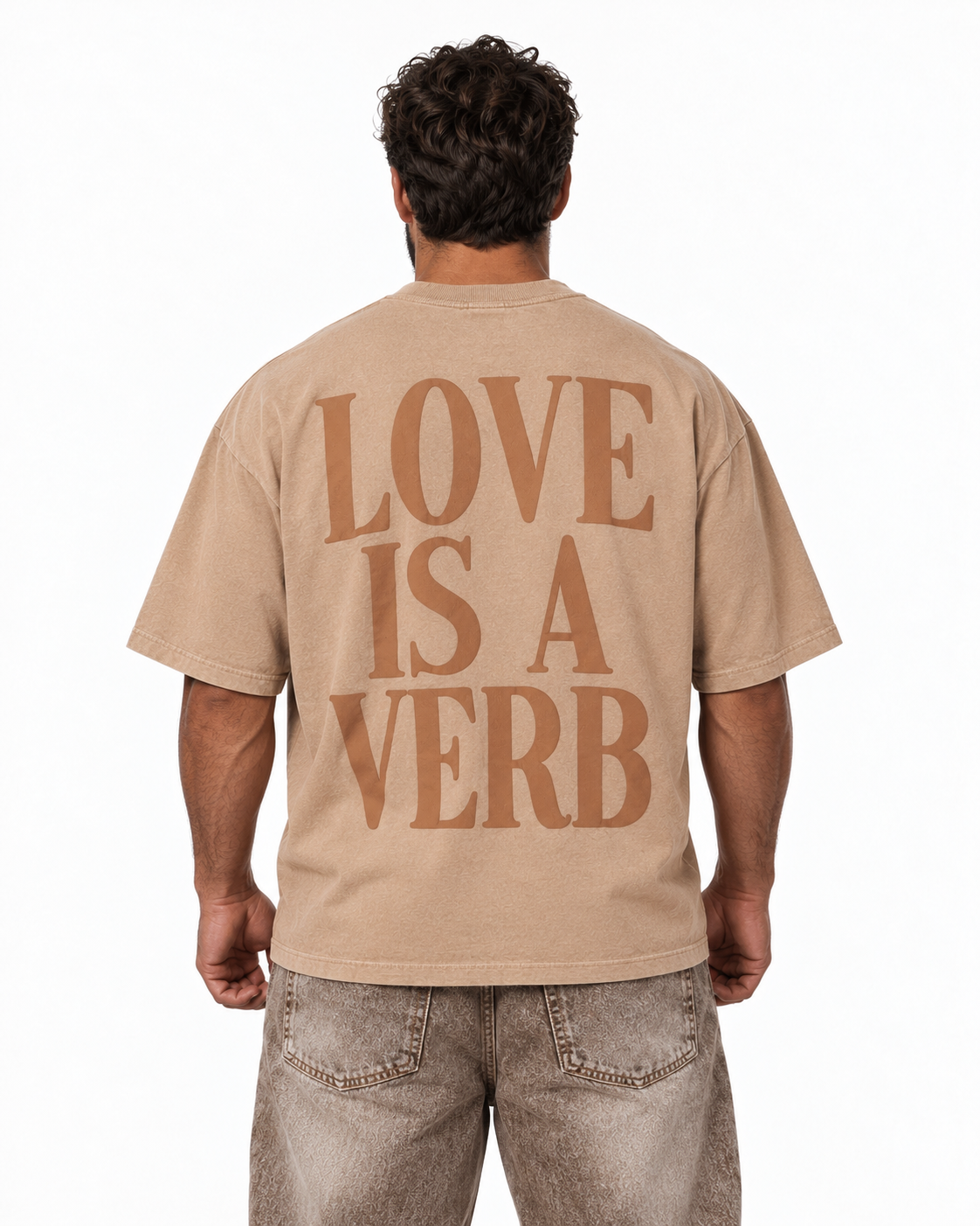 Love is a Verb Vintage Washed Tee