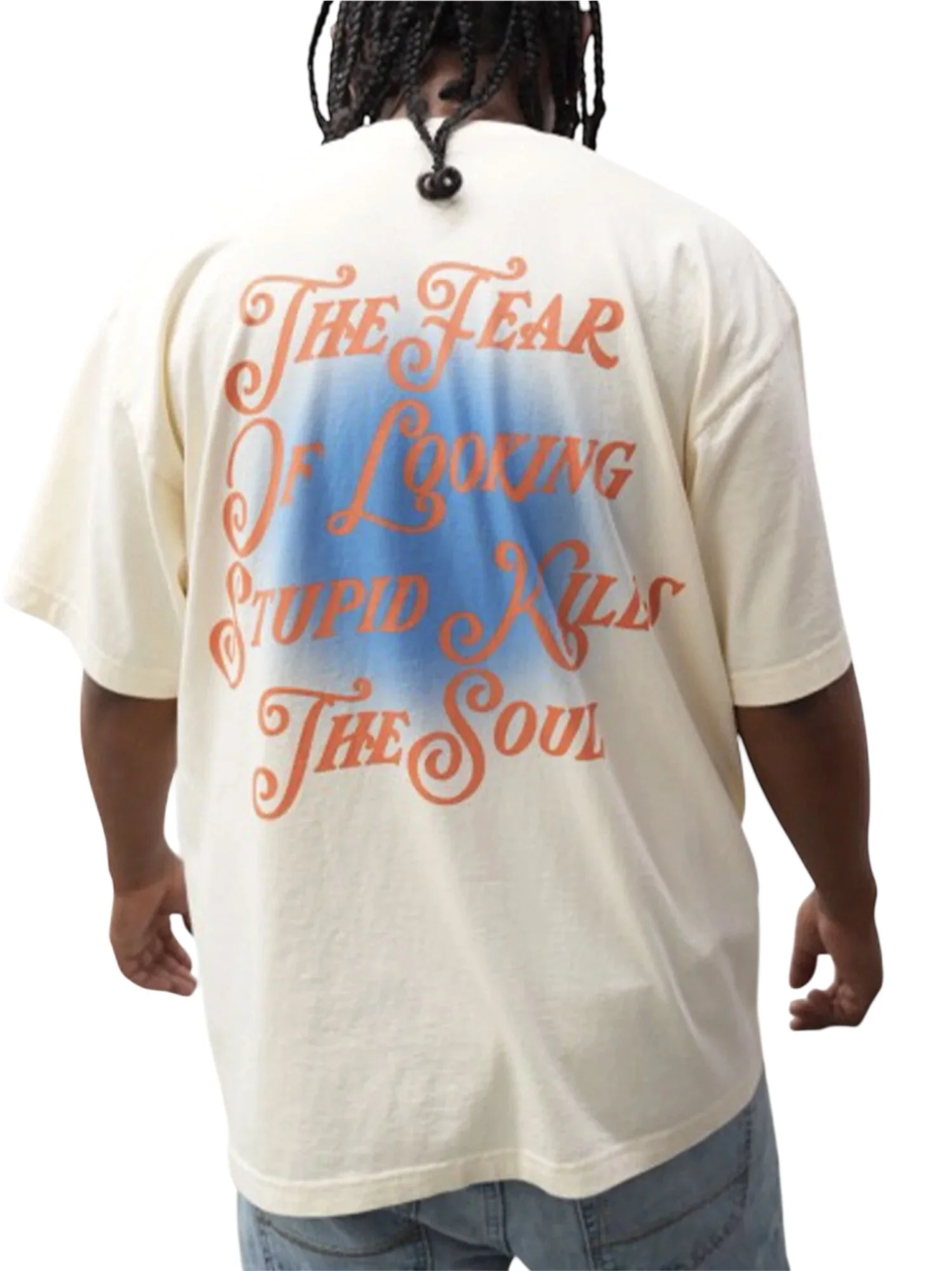 The Fear Of Looking Stupid Kills The Soul Vintage Washed Tee