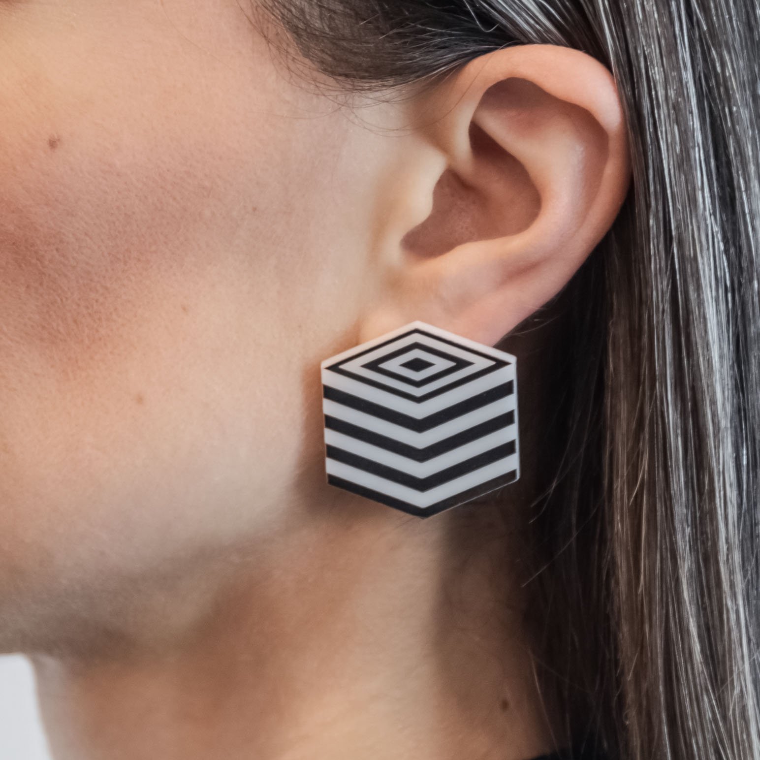 cube earrings