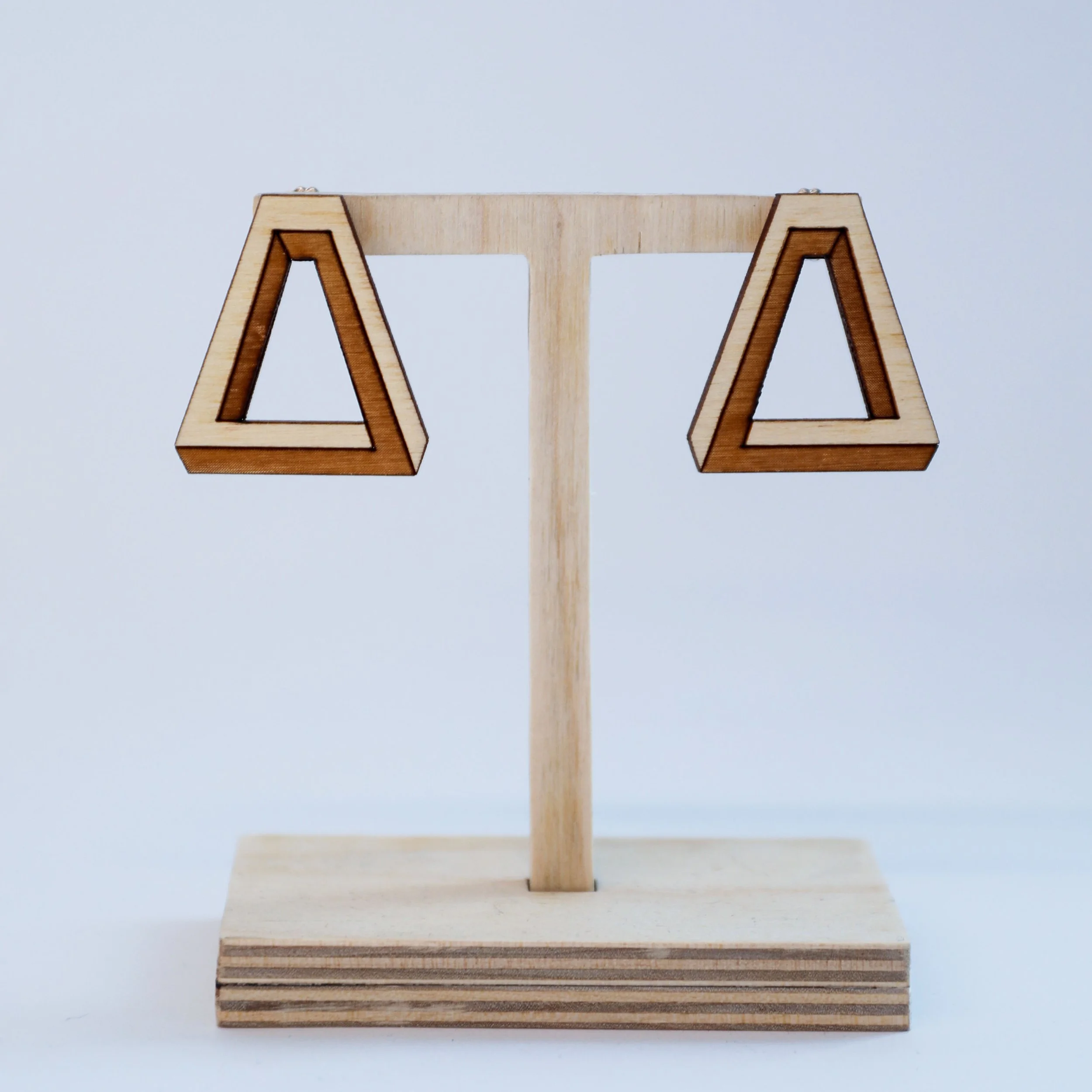 impossible shape earrings
