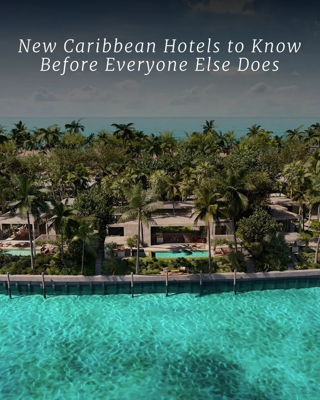 The Caribbean hotel scene is getting very 🔥 right now 👀

These are some of the newest luxury openings already on my radar for clients from wellness escapes to ultra-private beachfront resorts.

A few of these are going to be VERY hard to book once 