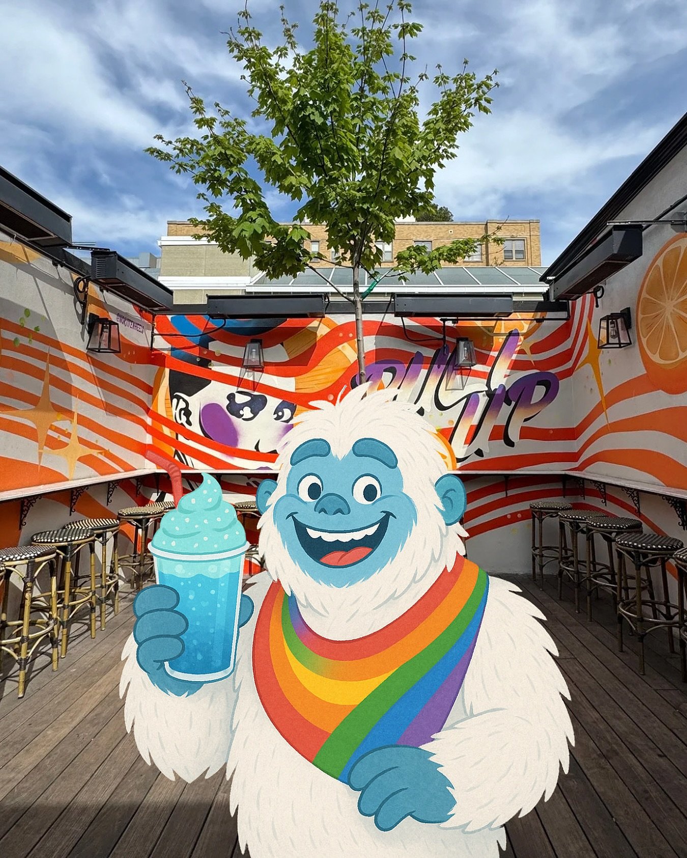 It&rsquo;s hot&hellip;. $9 frozen drinks all day long! ☀️