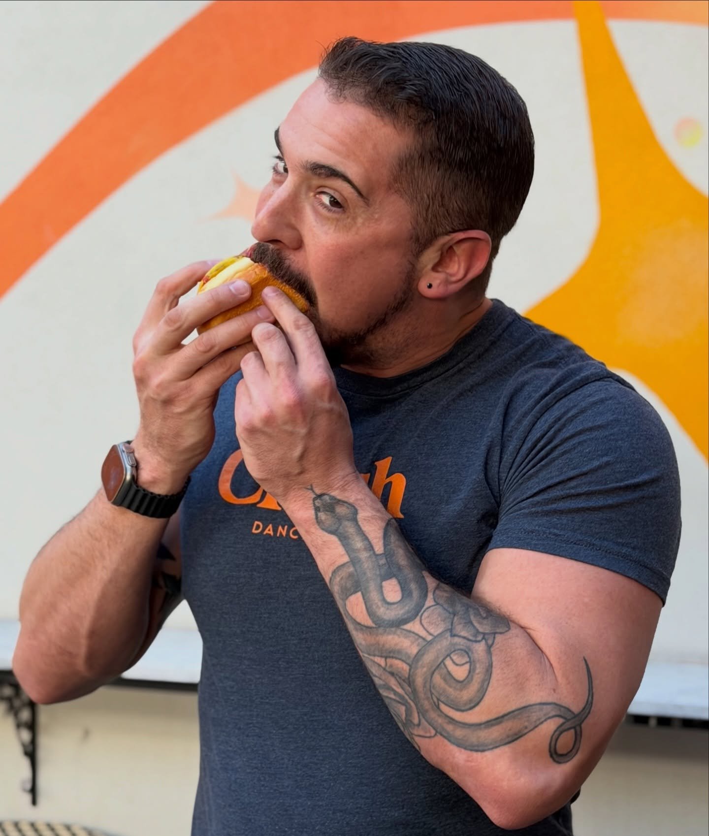 Wyatt says it&rsquo;s all about two wieners in one bun #saveoncarbs 🌭 #hotdogsunday