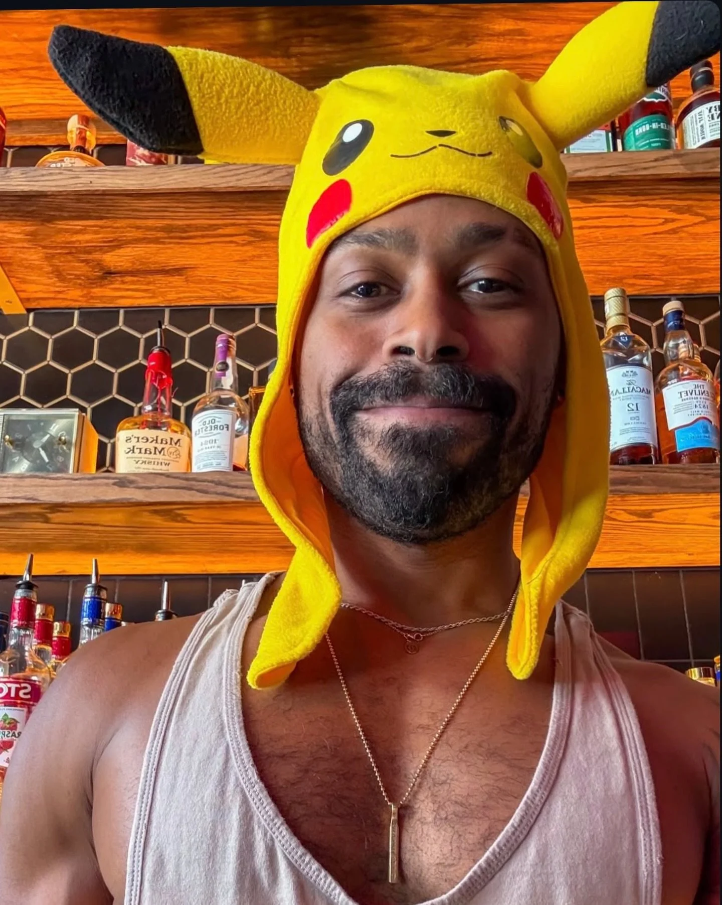 Pikachu is behind the bar today! Come say hi! #pikapika 💛