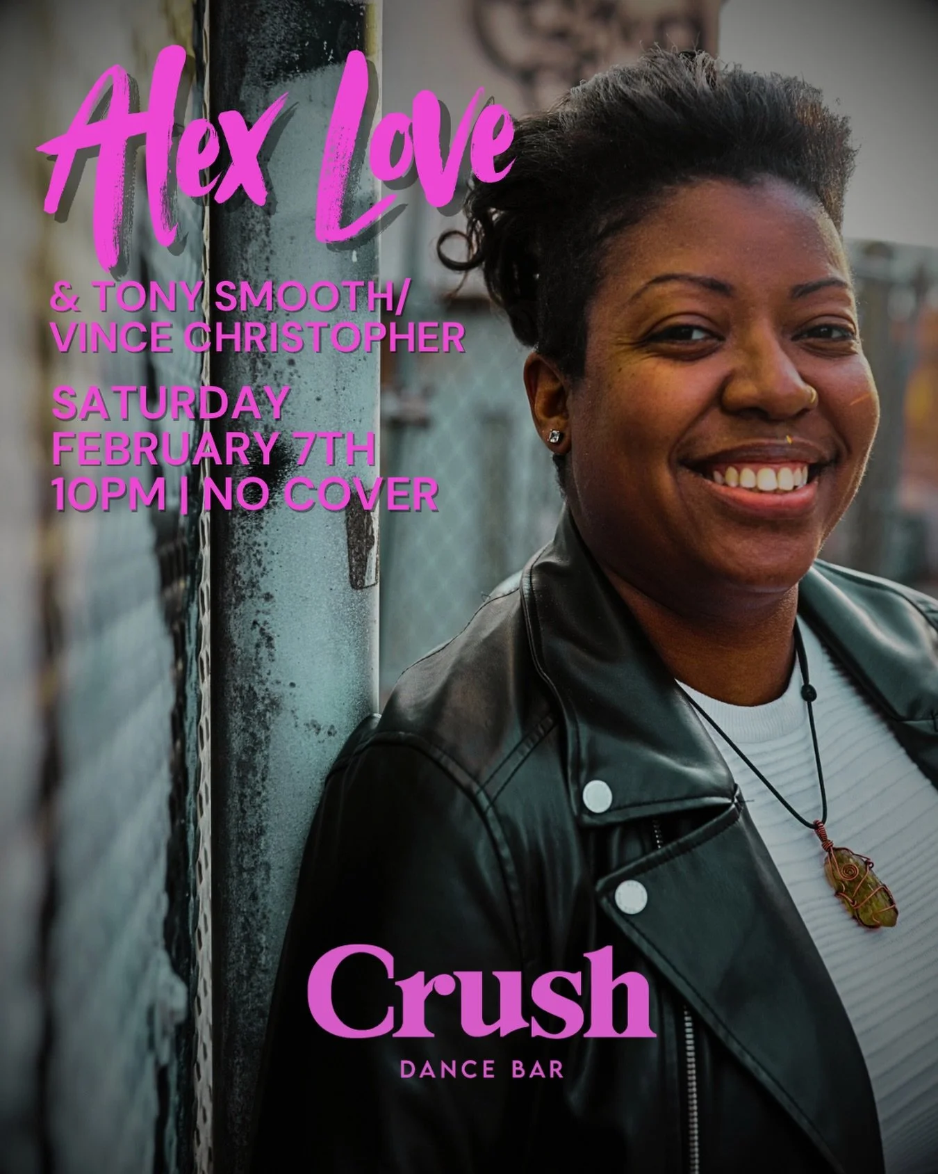 Saturday, Feb 7
🎶 Alex Love
🎧 Tony Smooth / Vince Christopher
⏰ 10PM | NO COVER
📍 2007 14th St NW
