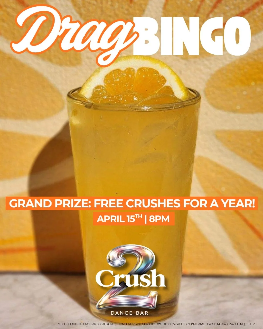 CRUSH TURNS 2 &mdash; and this Bingo is BIG 👇
🎉 GRAND PRIZE: FREE CRUSHES FOR A YEAR
👑 Lena Lett &amp; Tula
🎧 DJ Jason Royce
🍸 $9 Tito&rsquo;s ALL NIGHT
⏰ Starts at 8PM

#CrushDC #CrushTurns2 #DragBingo #DCNightlife #UStreet