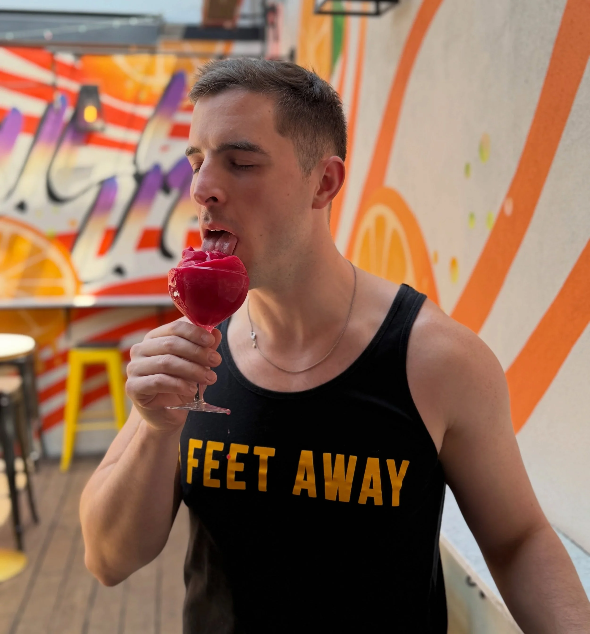 Dylan will give you a frozen with a rim job today 😛 

Patio open at 2PM