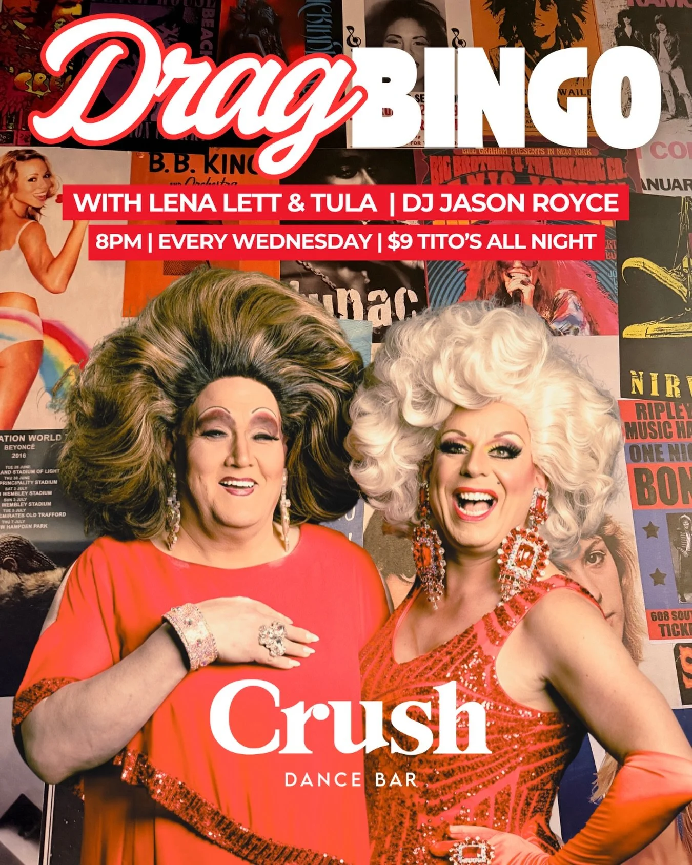 It&rsquo;s Wednesday&hellip; which means it&rsquo;s Bingo with Lena Lett and Tula! See you at 8PM 🤗