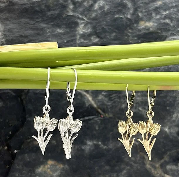 Tulip bouquet earrings yg and ss.jpg