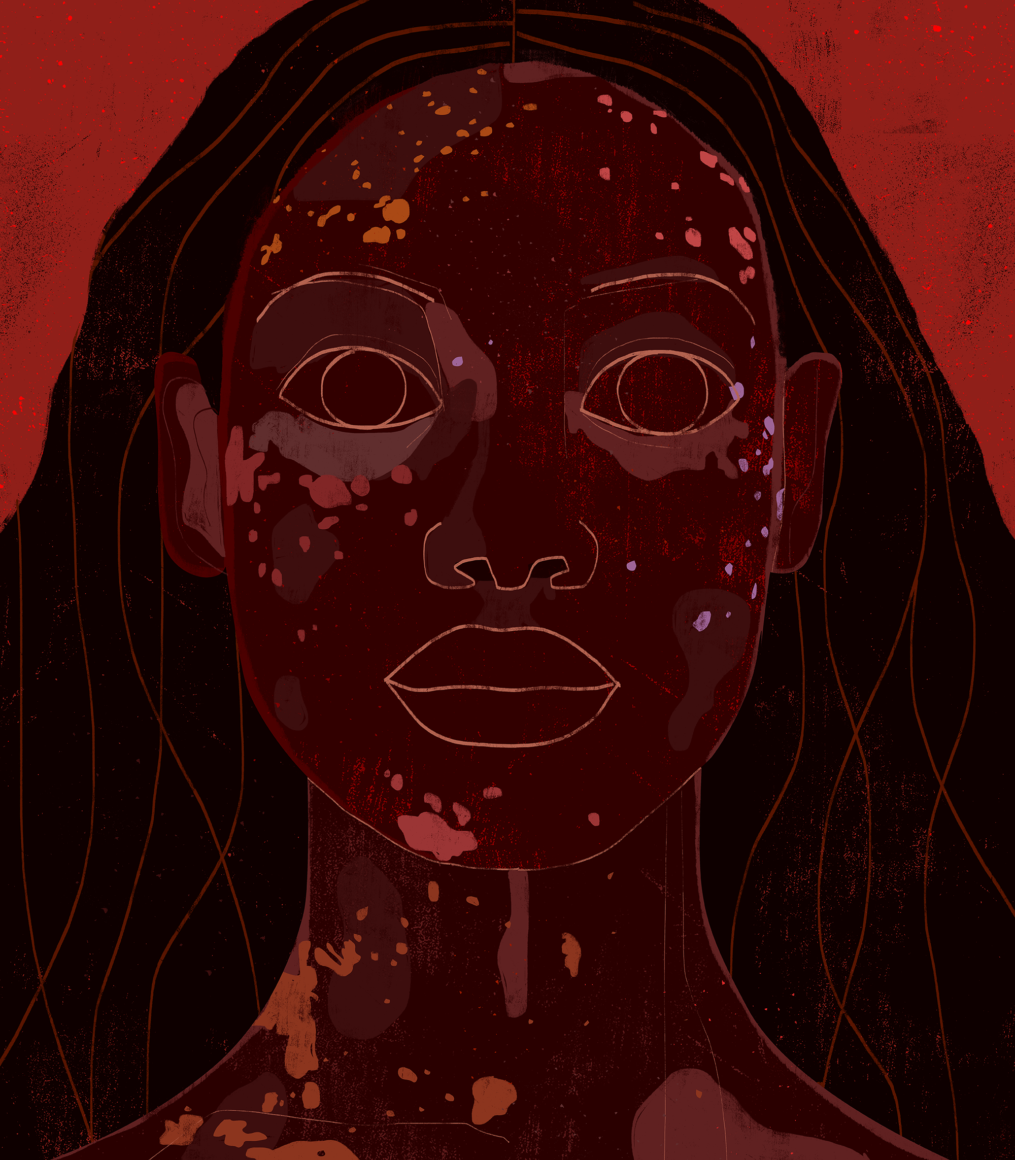 Ignis #3, 2025. Giclée print. 70 x 80 cm. Limited Edition of 10.