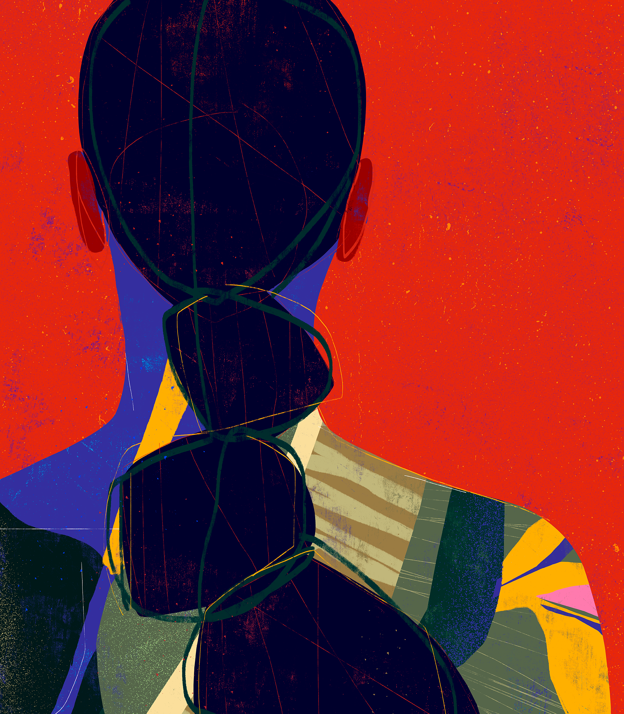 Ignis #5, 2025. Giclée print. 70 x 80 cm. Limited Edition of 10.