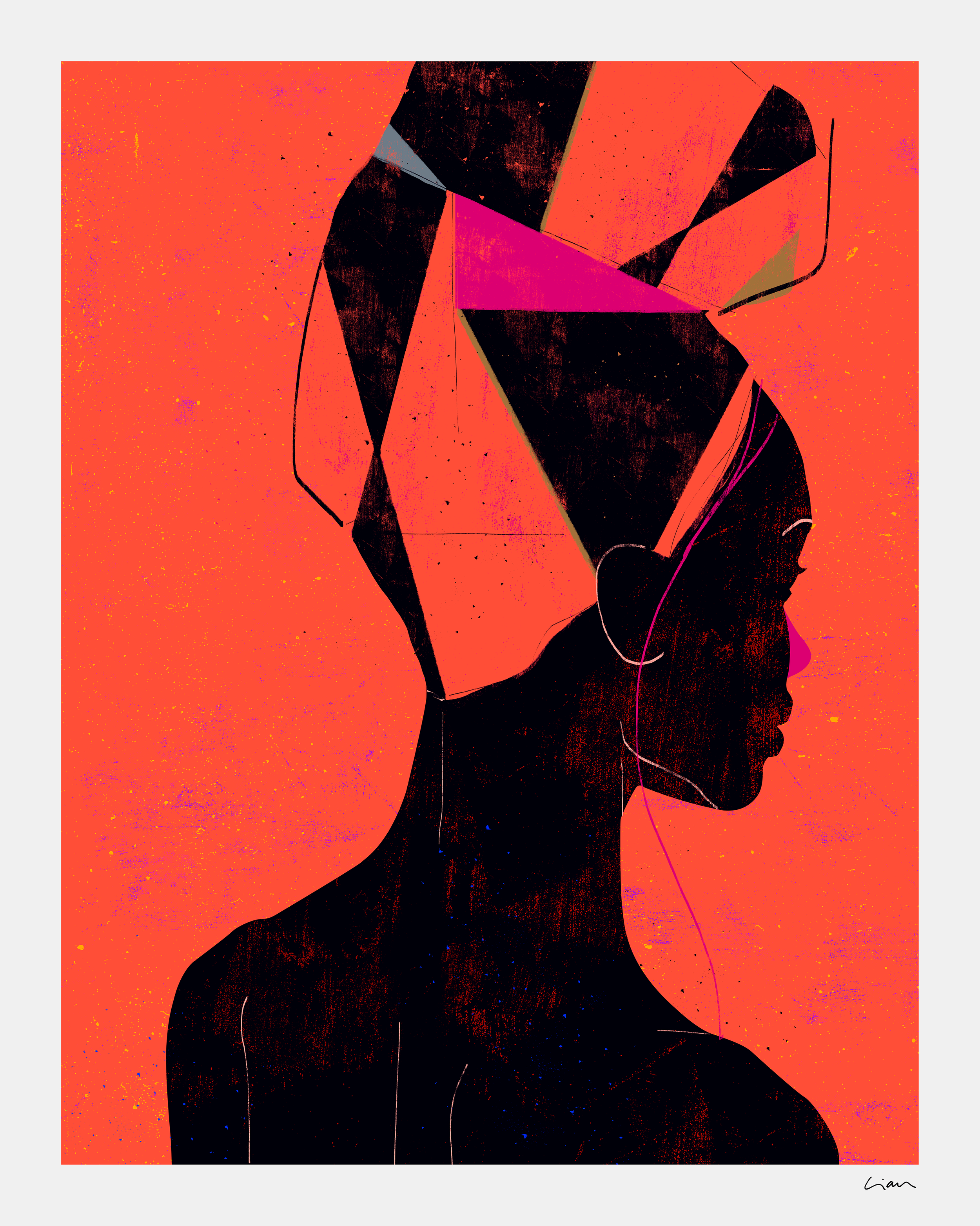 IZI I, 2026. Giclée print.  40x50cm. Limited edition of 100.