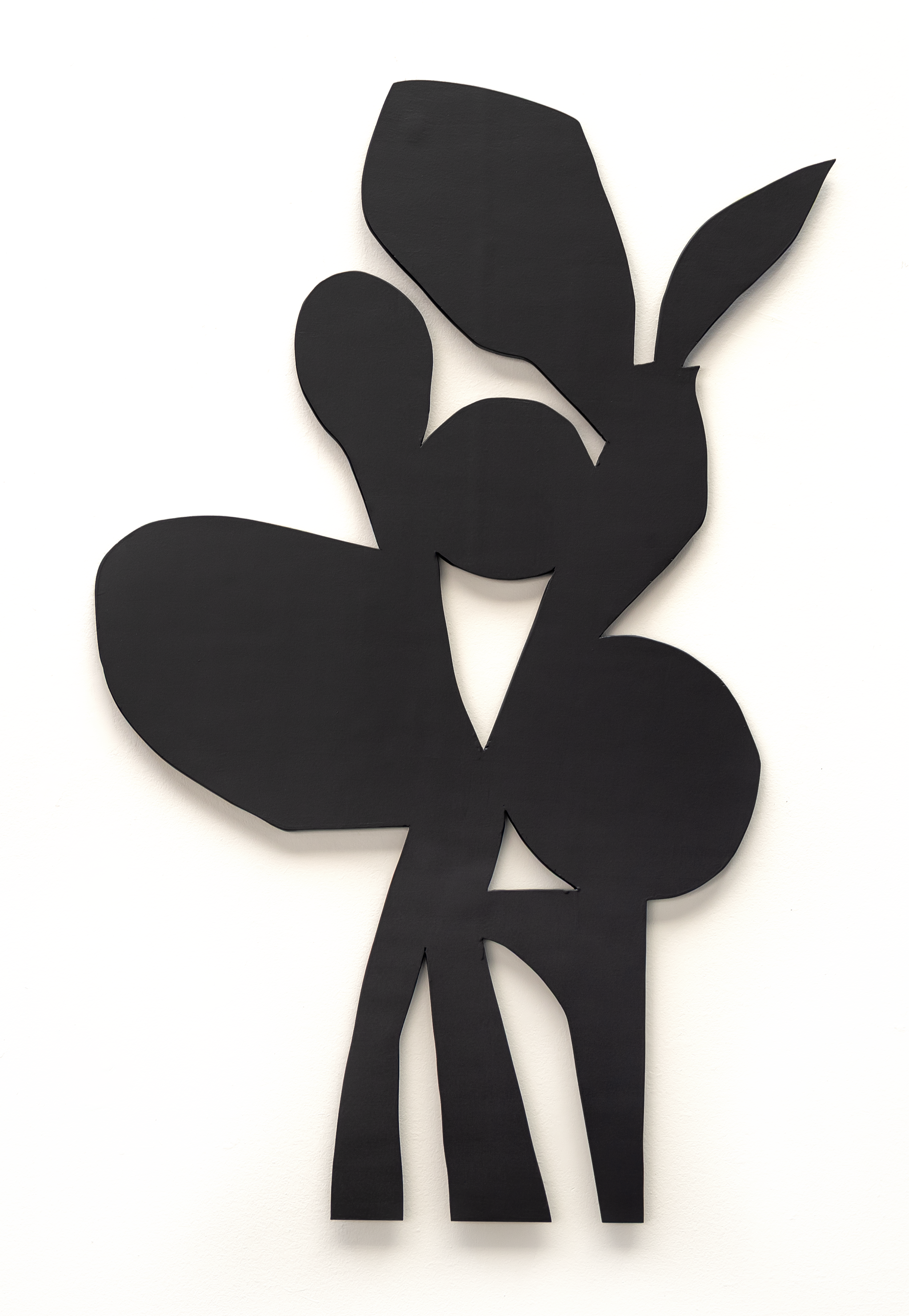Estrutura Vernacular I, 2026. 105 x 160 x 4 cm. Enamel on wood.
