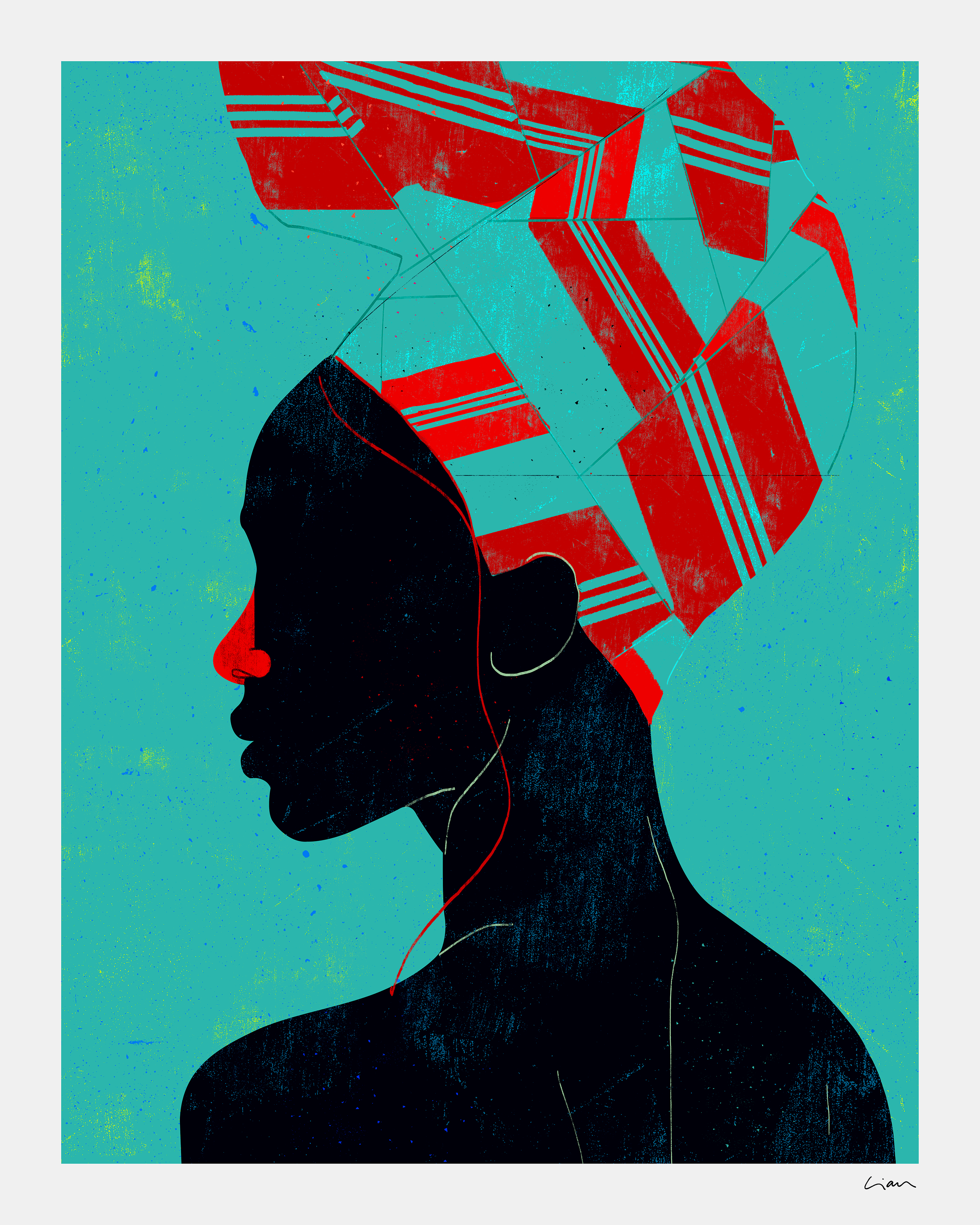 IZI II, 2026. Giclée print.  40x50cm. Limited edition of 100.