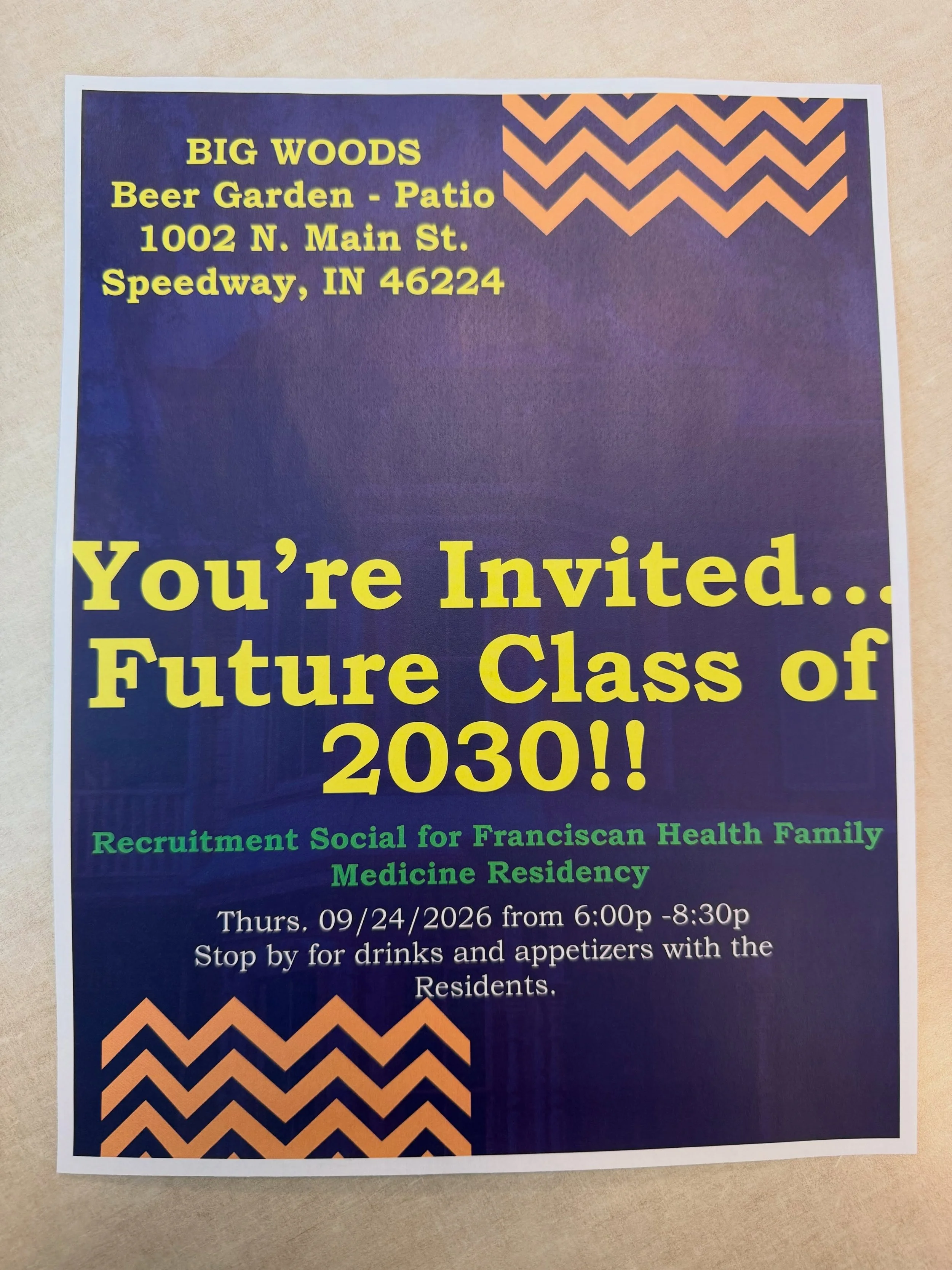 It&rsquo;s September 1st!! That means it&rsquo;s our Big Woods Event month! Come join us for drinks and appetizers at Big Woods from 6p-8:30p on 9/24. You&rsquo;ll get a chance to talk to all of our awesome residents and see the kind of vibes we brin