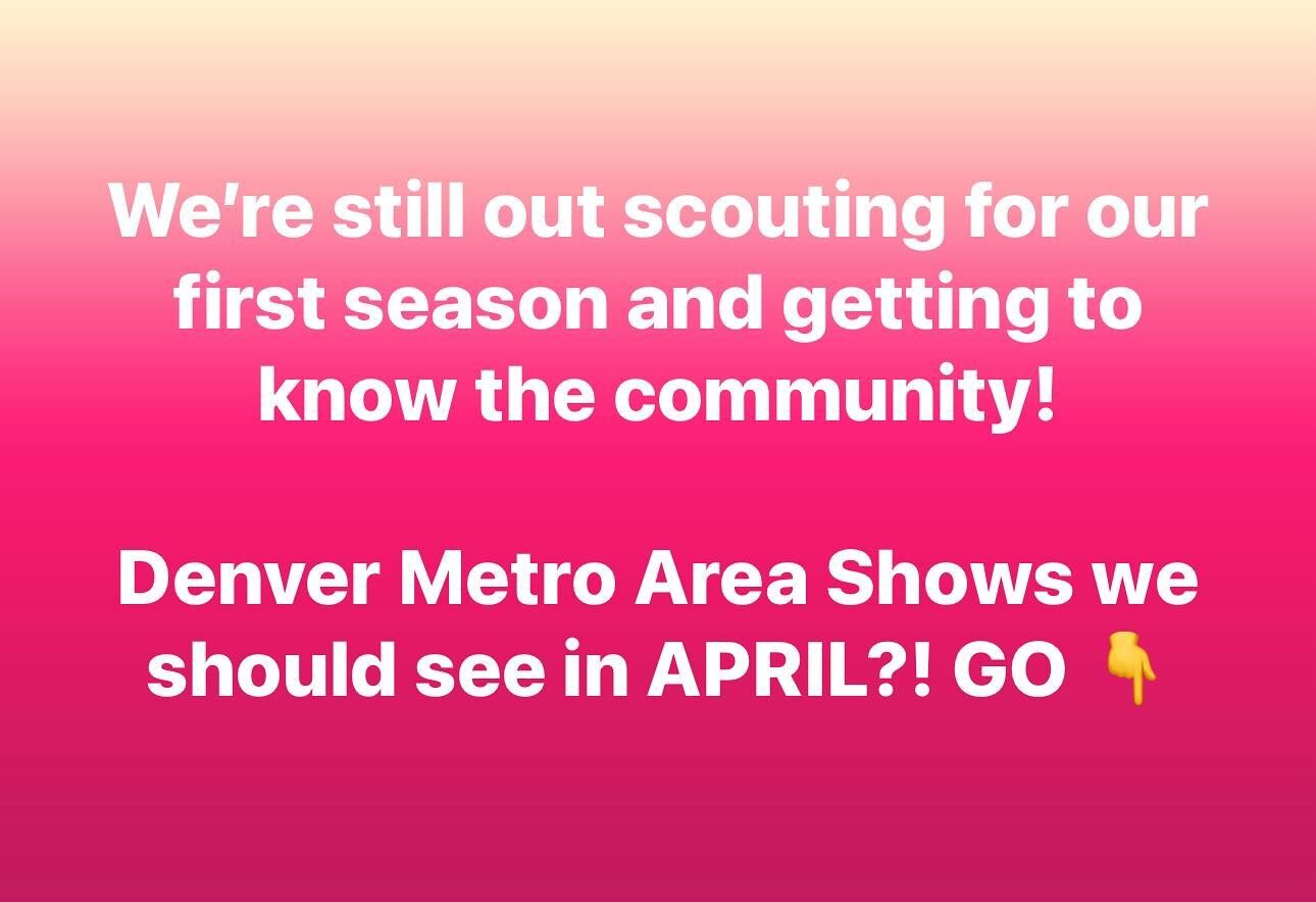 Tell us in the comments! #denvertheatre #denverartists #coloradotheatre #coloradoperformingarts