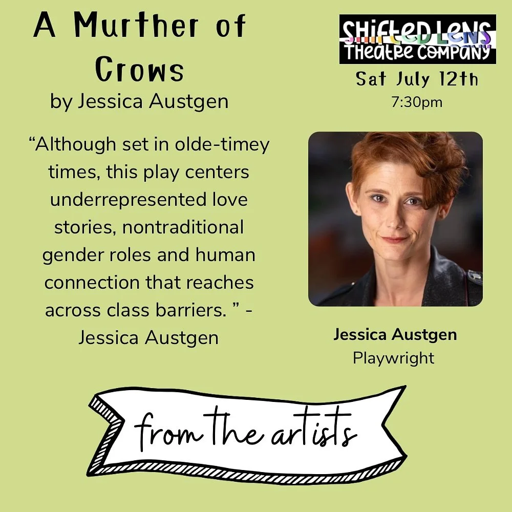 The Fresh Looks Festival is back for a second year of new scripts written and read by local artists, workshopped by local directors! Join us for one story or all six; tickets available at thepeoplesbuilding.com 

Today we&rsquo;re looking at the play