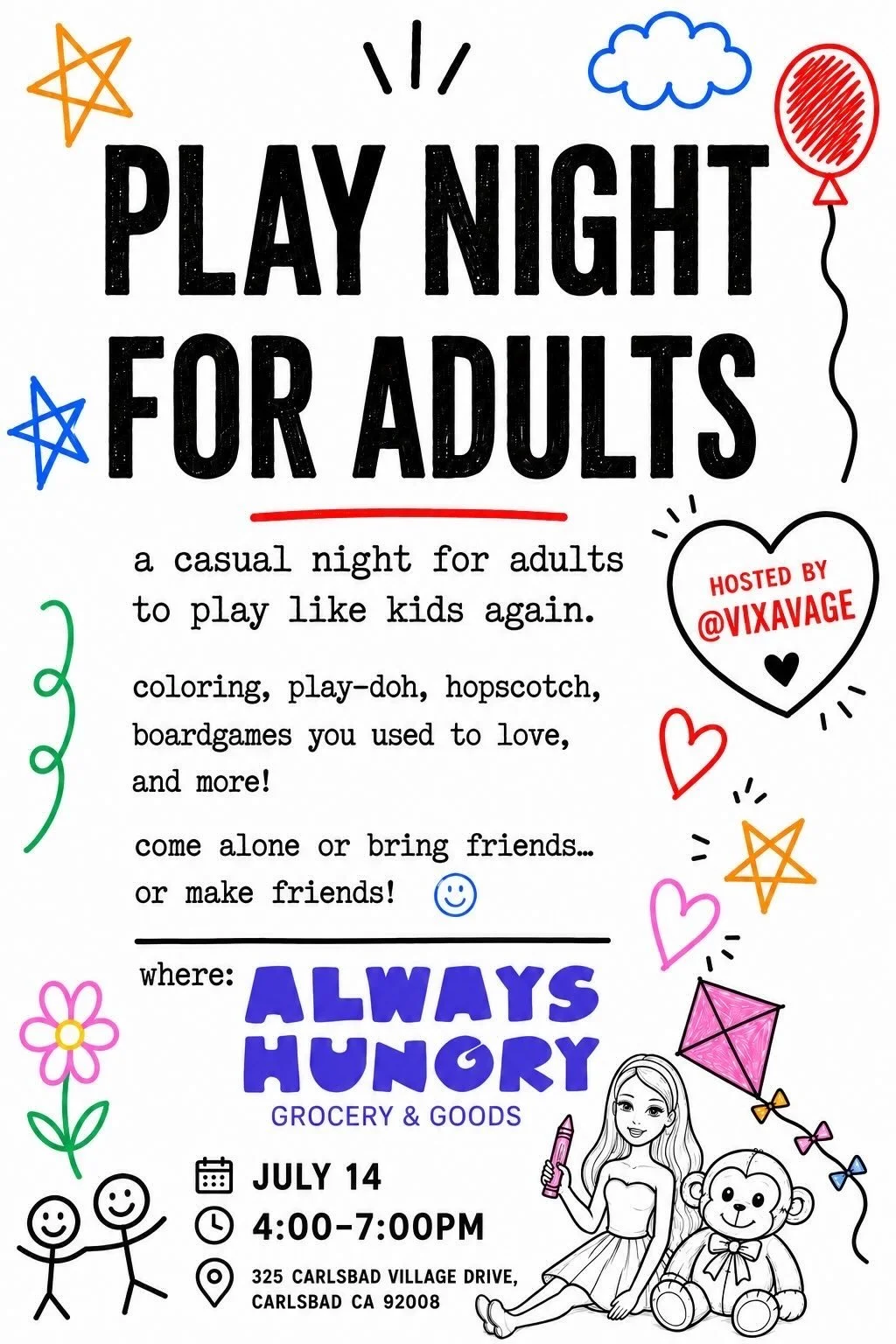 Play Night For Adults!