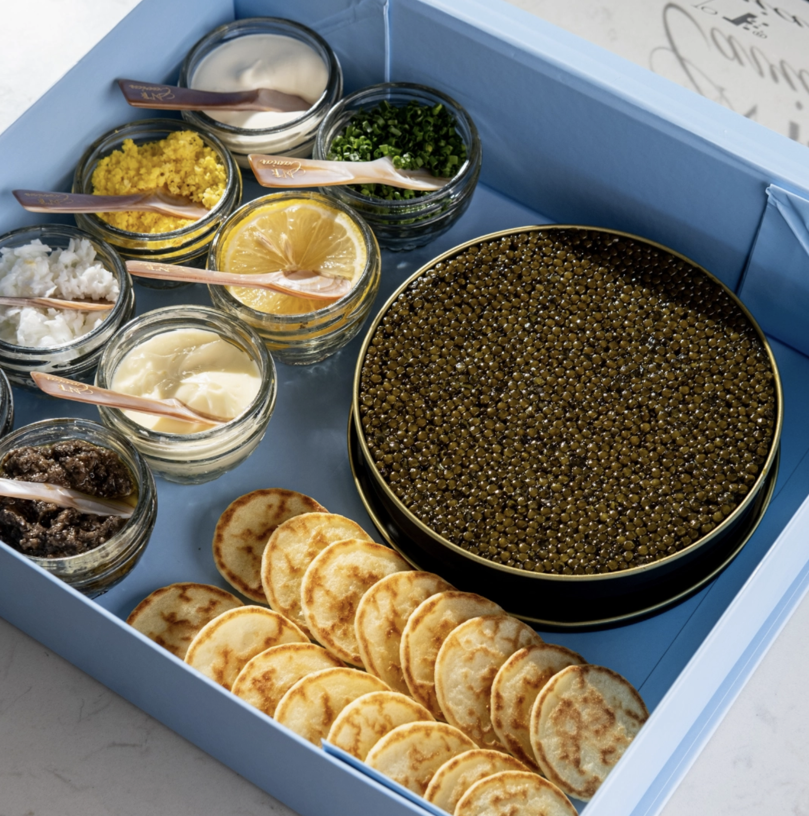 Caviar kits and tins!