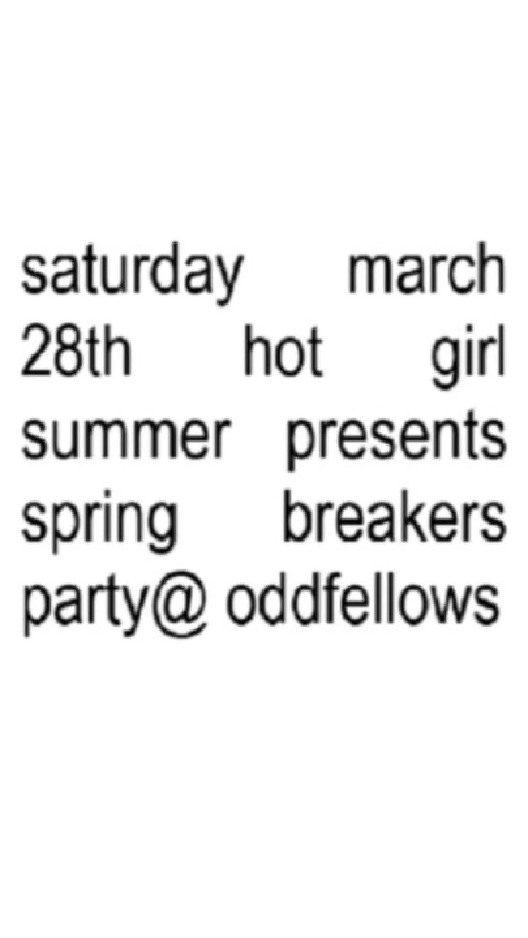 Spring Breakers Party/Lokera