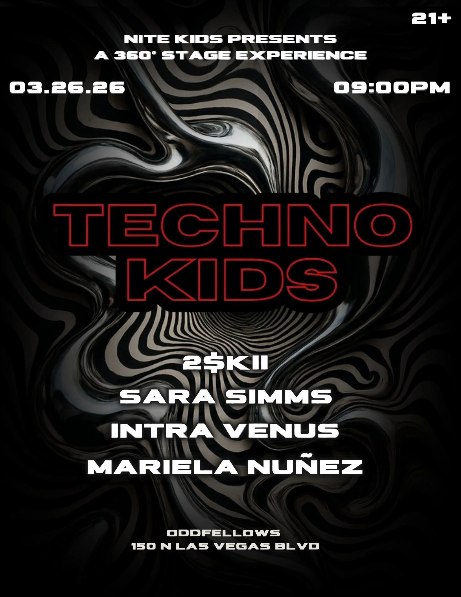 TECHNO KIDS — Oddfellows - Alternative Dance Club in Downtown Las Vegas