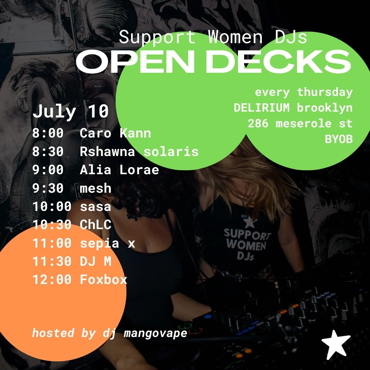 weekly open decks